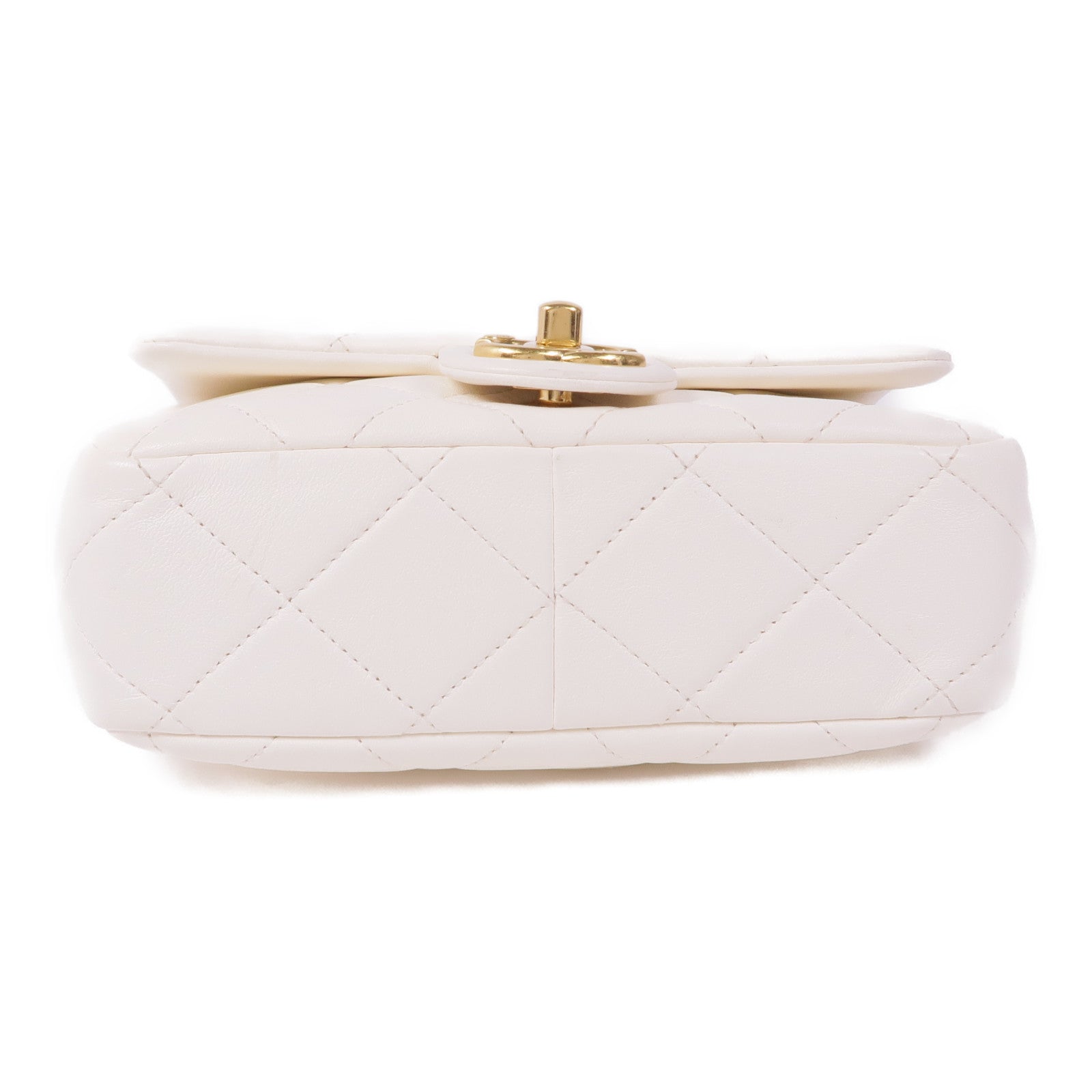 CHANEL 牛皮皮革Chain Shoulder Bag銀扣鏈帶肩背袋