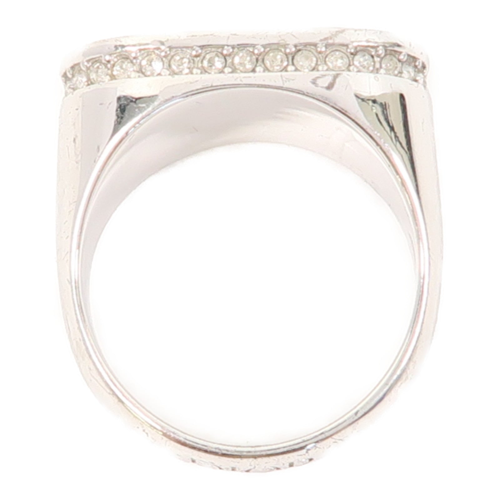 Dior 金屬Ring戒指US#9銀色/黑色