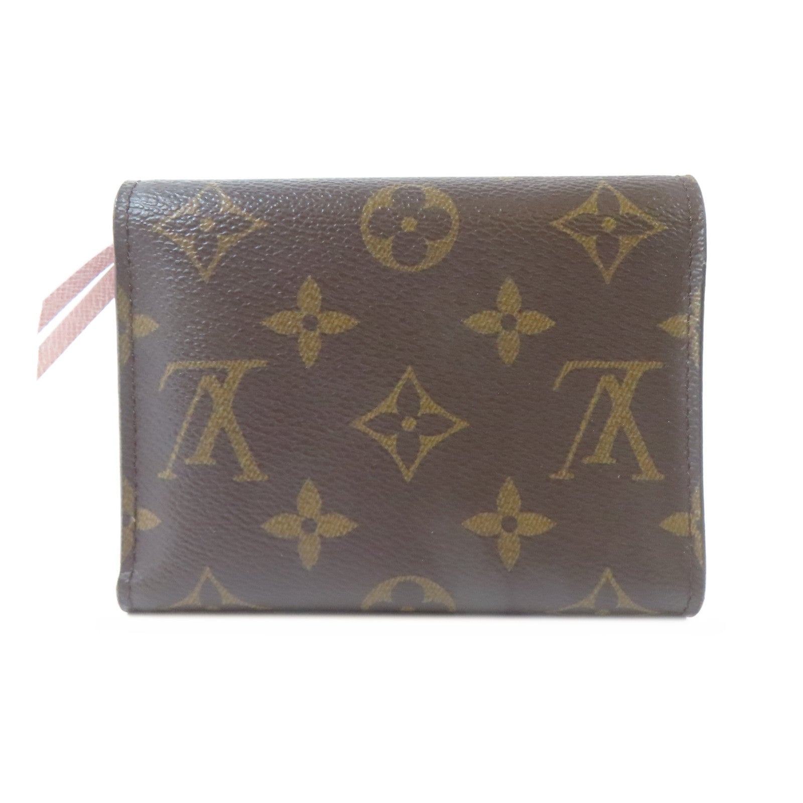 LOUIS VUITTON Monogram Victorine金扣錢包啡色