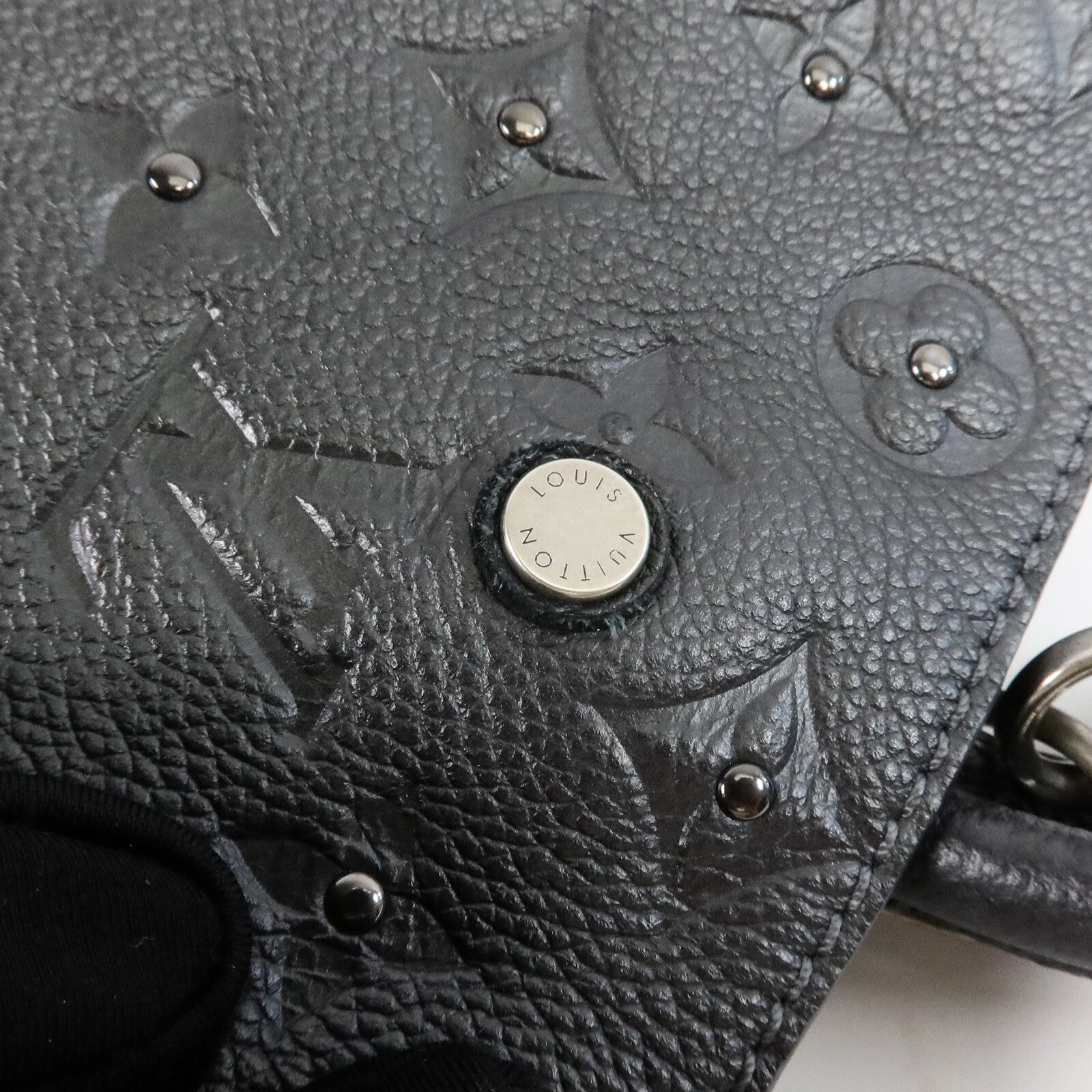 LOUIS VUITTON Monogram Empreinte Montaigne BB手挽肩背兩用袋