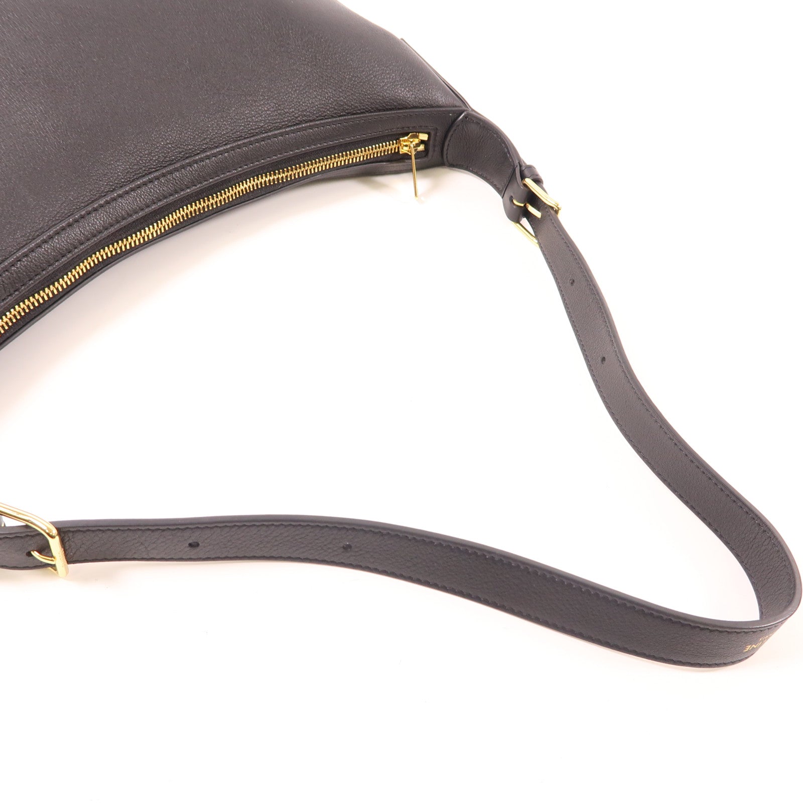 CELINE 牛皮皮革Heloise Bag金扣肩背袋黑色