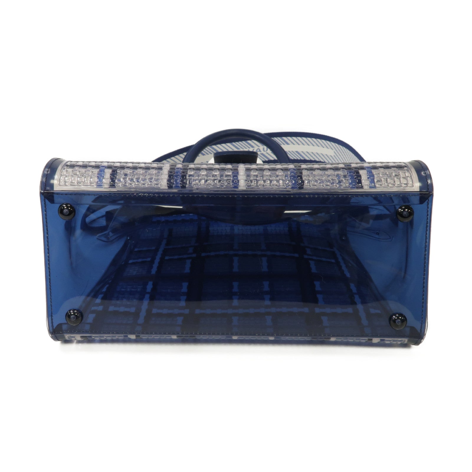 SELECTION 【激減優惠】PVC Brillant MM 2 Way Shoulder Bag手挽肩背兩用袋藍色