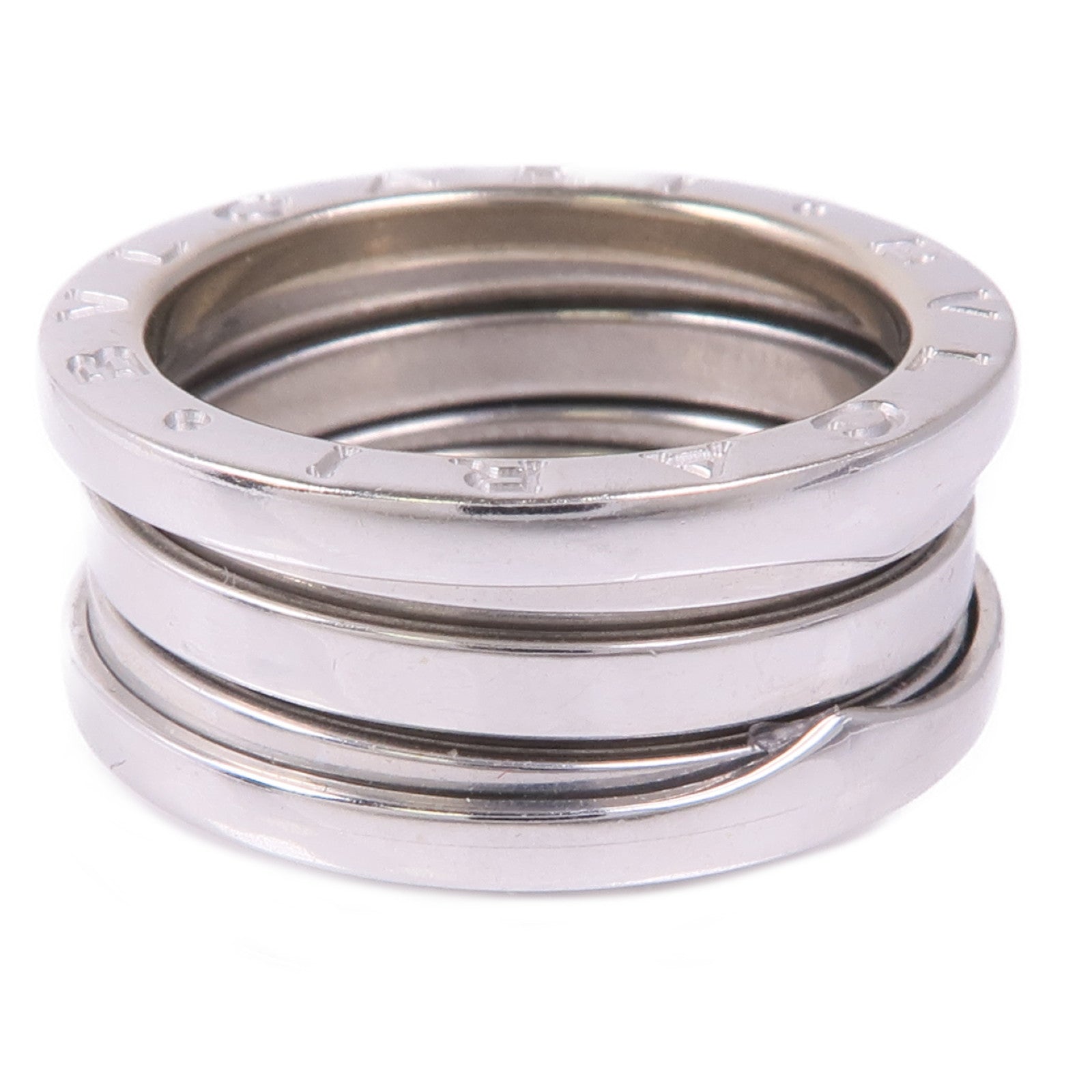 BVLGARI 18K白金B-zero1 Ring戒指BLV#51/US#5.5
