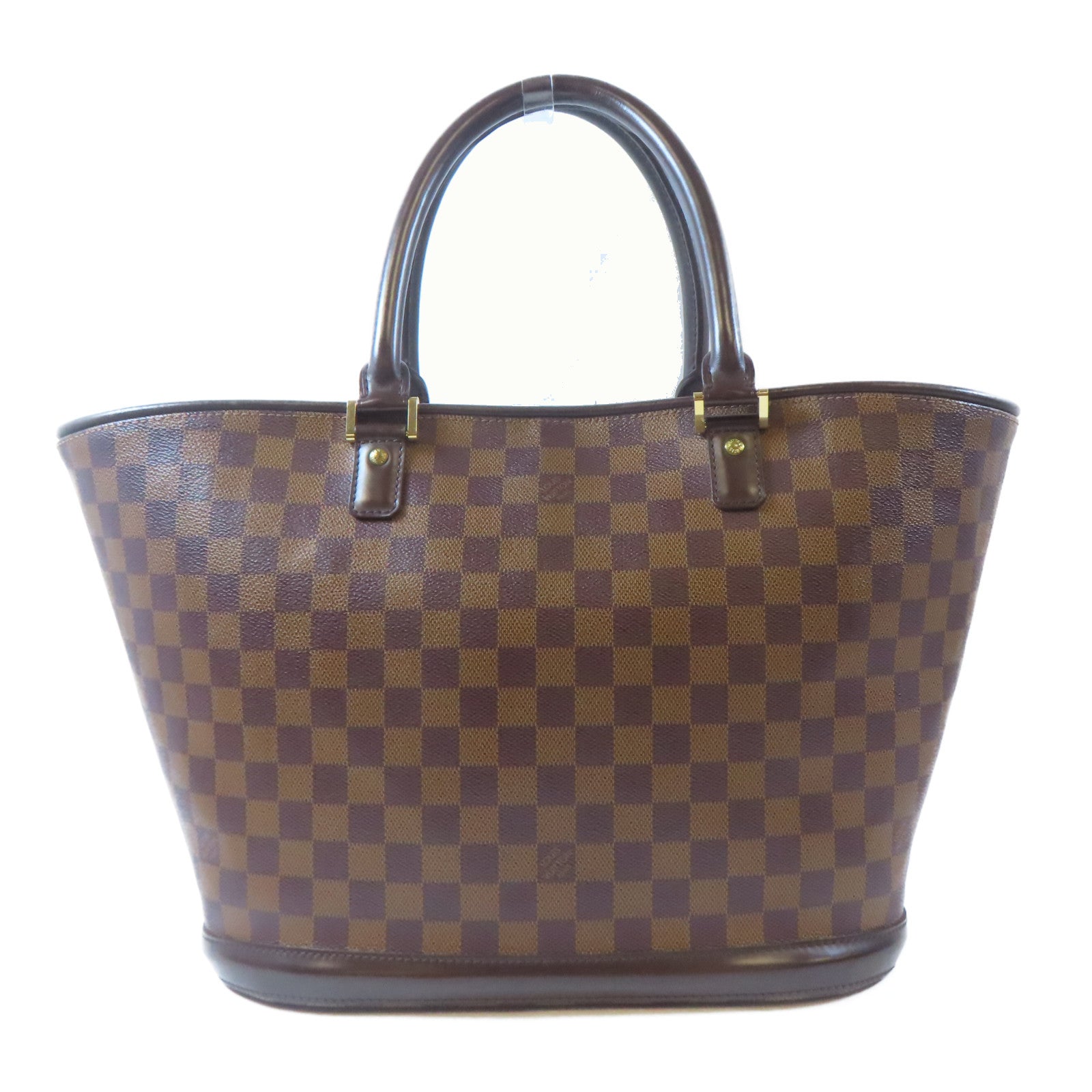 LOUIS VUITTON 【激減優惠】Damier Manosque GM金扣手挽袋啡色