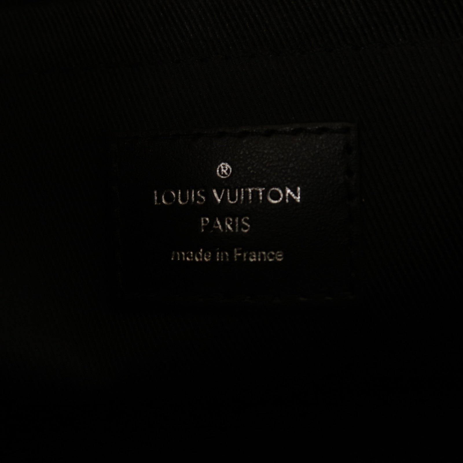 LOUIS VUITTON Monogram Eclipse City Keepall肩背袋黑色/灰色