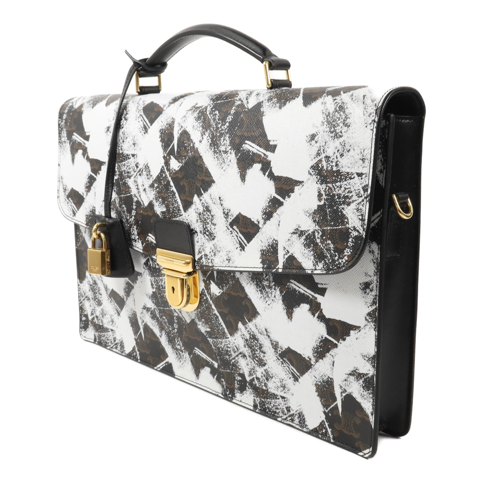CELINE 牛皮皮革Cartable Briefcase手挽肩背兩用袋