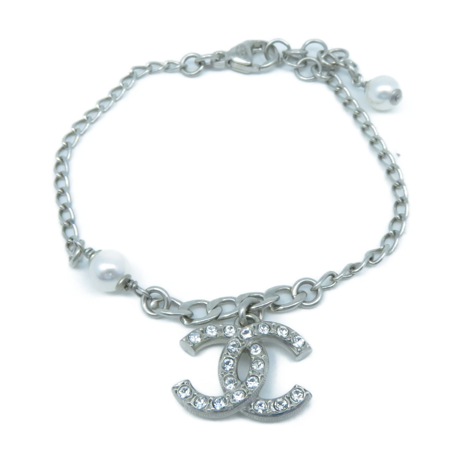 CHANEL 【激減優惠】金屬Bracelet手鏈銀色