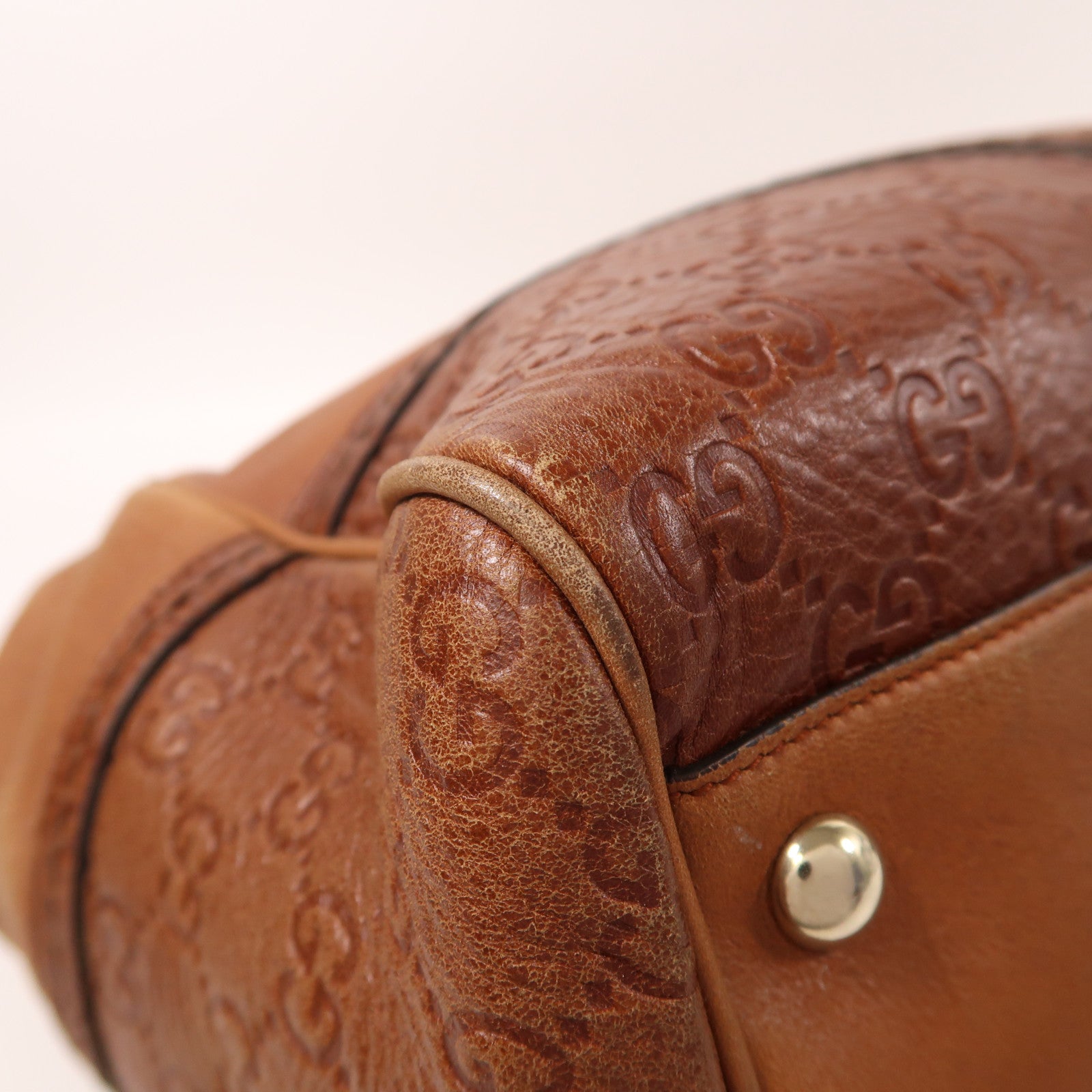 GUCCI 牛皮皮革Shoulder Bag金扣肩背袋