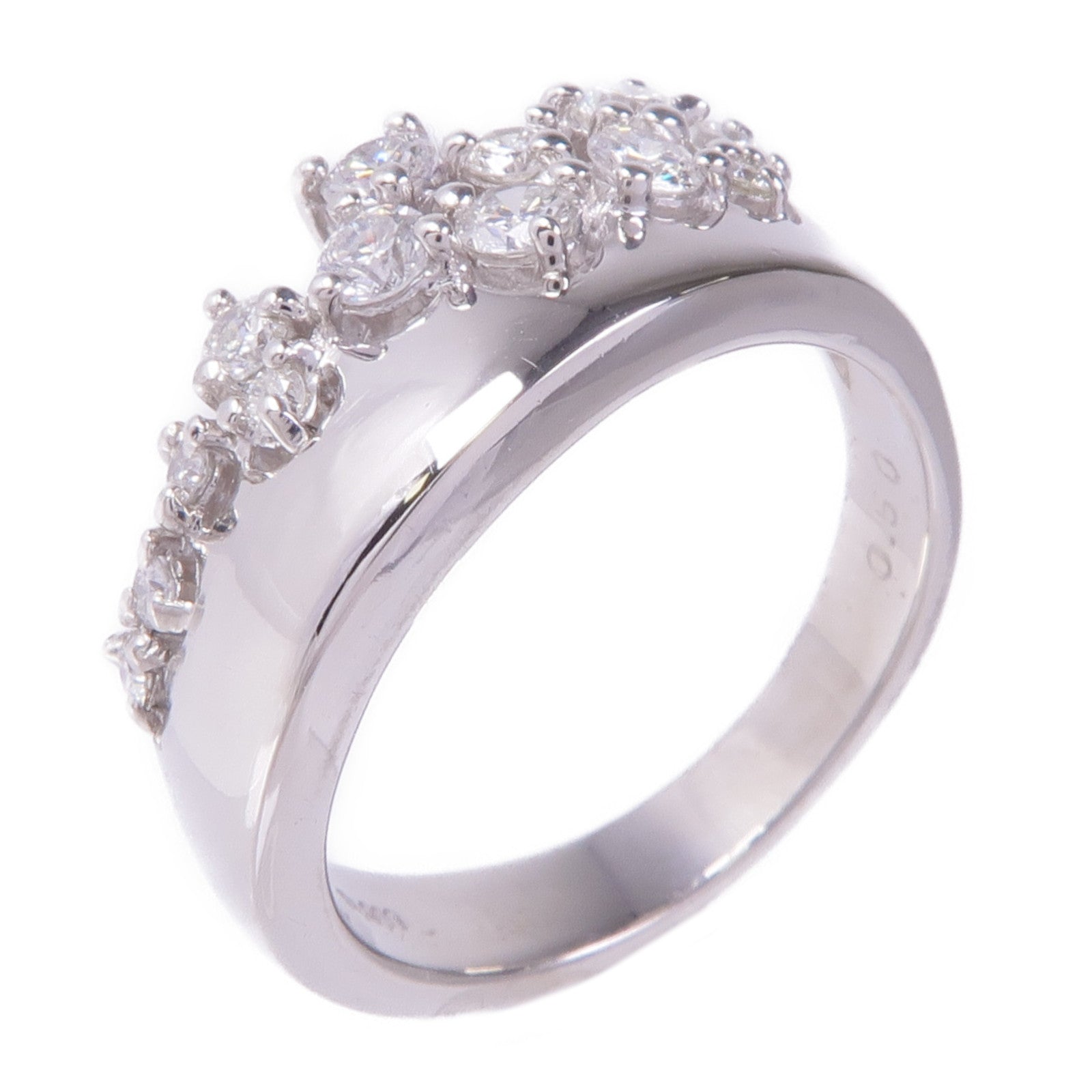 JEWELRY PT900鉑金Diamond Ring鑽石戒指US#5.75
