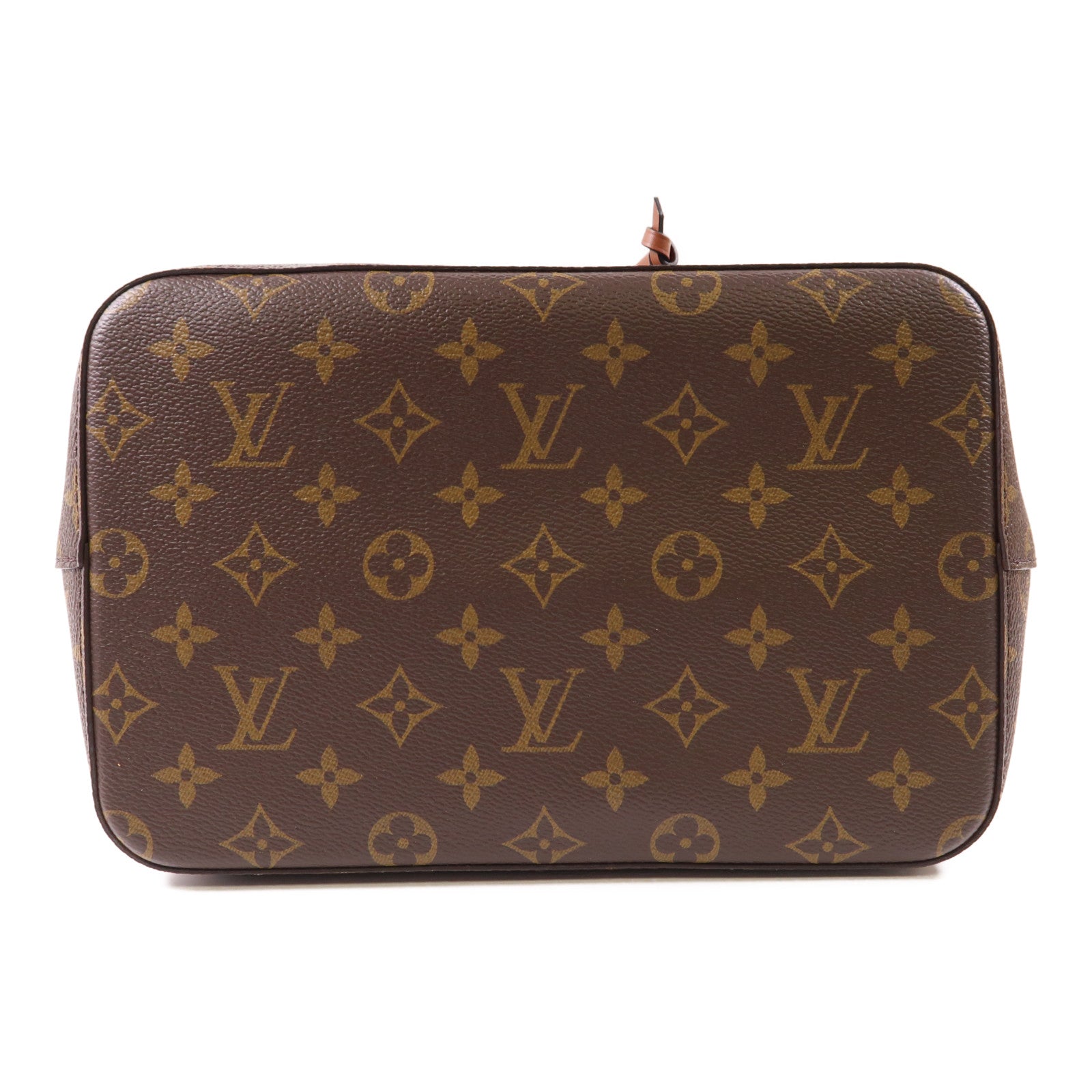 LOUIS VUITTON Monogram NeoNoe MM金扣肩背袋棕色