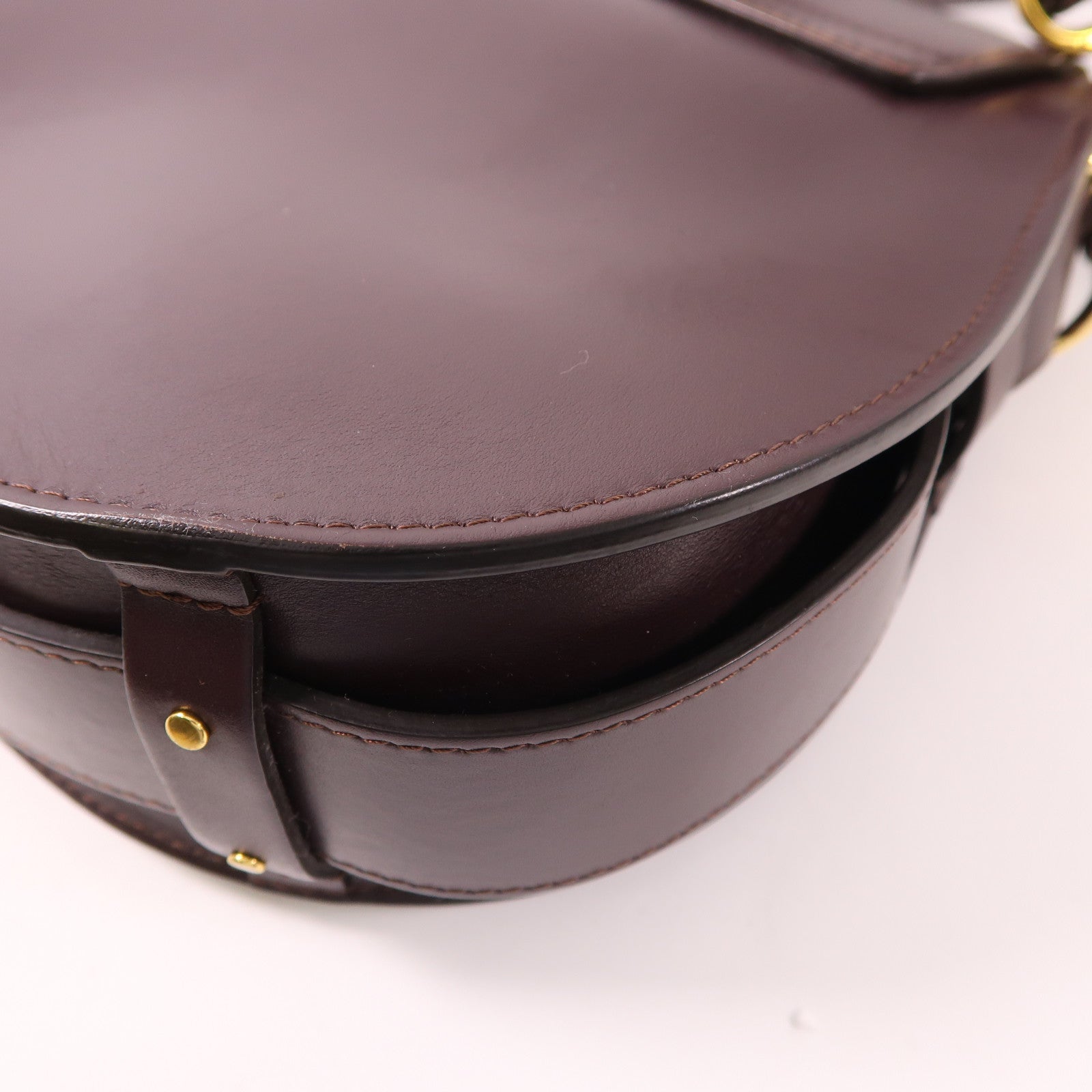 Chloe 牛皮皮革2 Way Bag金扣手挽肩背兩用袋