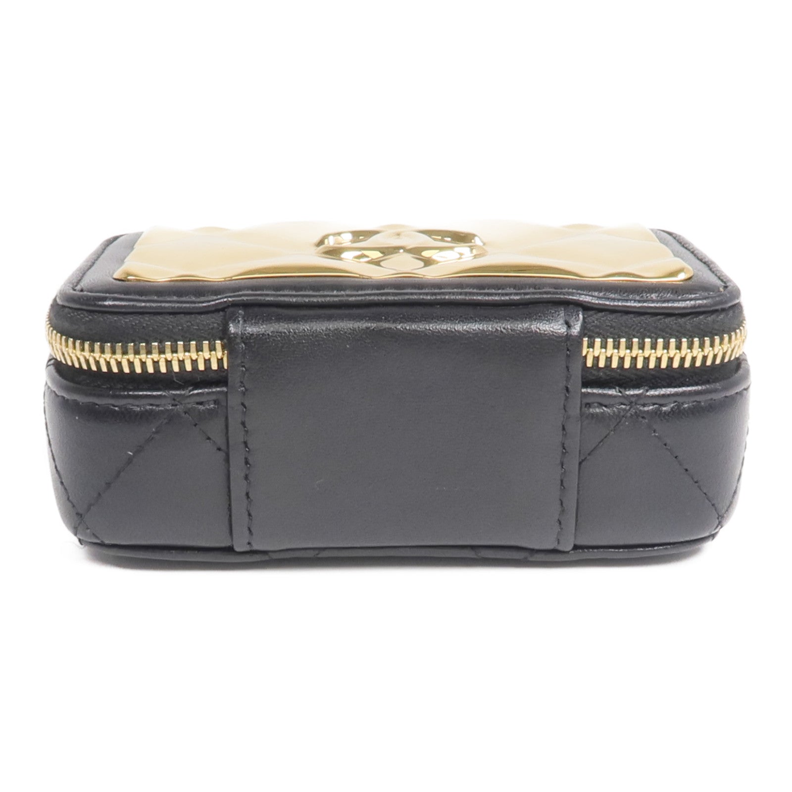CHANEL 羊皮皮革Clutch with Chain金扣鏈帶肩背袋
