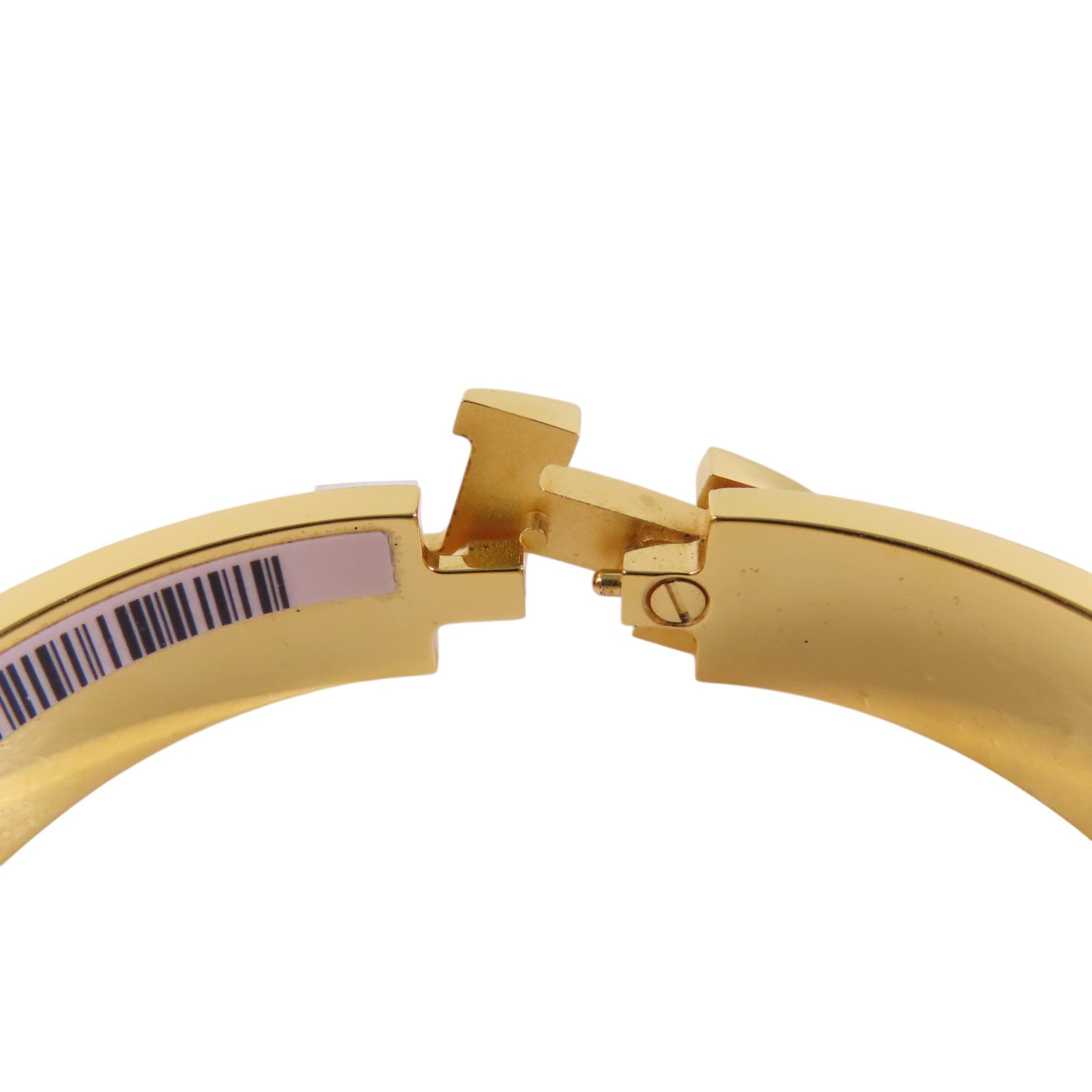 HERMES 金屬/琺瑯Clic H Bracelet金扣手鐲