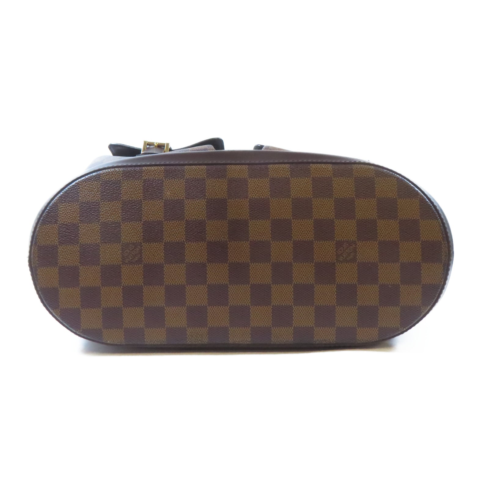 LOUIS VUITTON 【激減優惠】Damier Manosque GM金扣手挽袋啡色