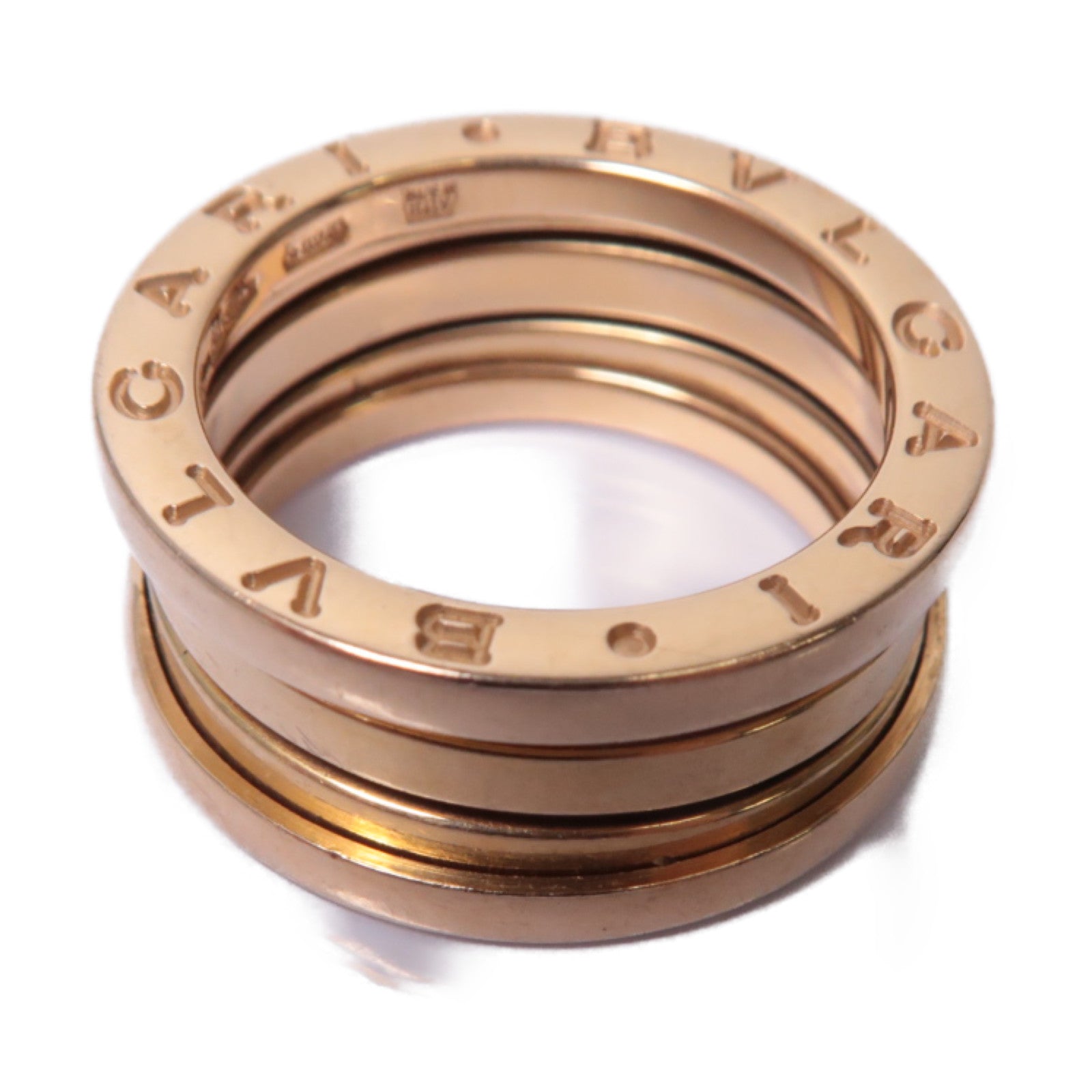 BVLGARI 【激減優惠】18K玫瑰金B.zero1戒指Bvlgari#52/US#6