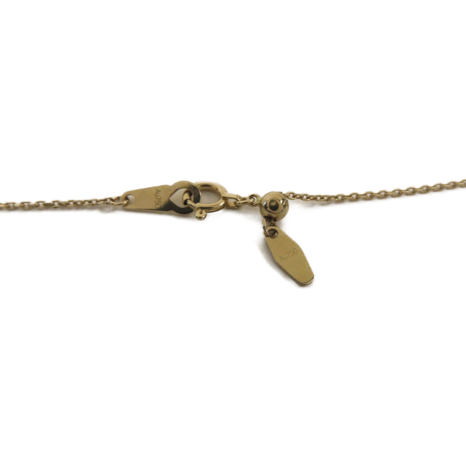 JEWELRY **【激減優惠】18K黃金Necklace 0.12ct鑽石項鏈