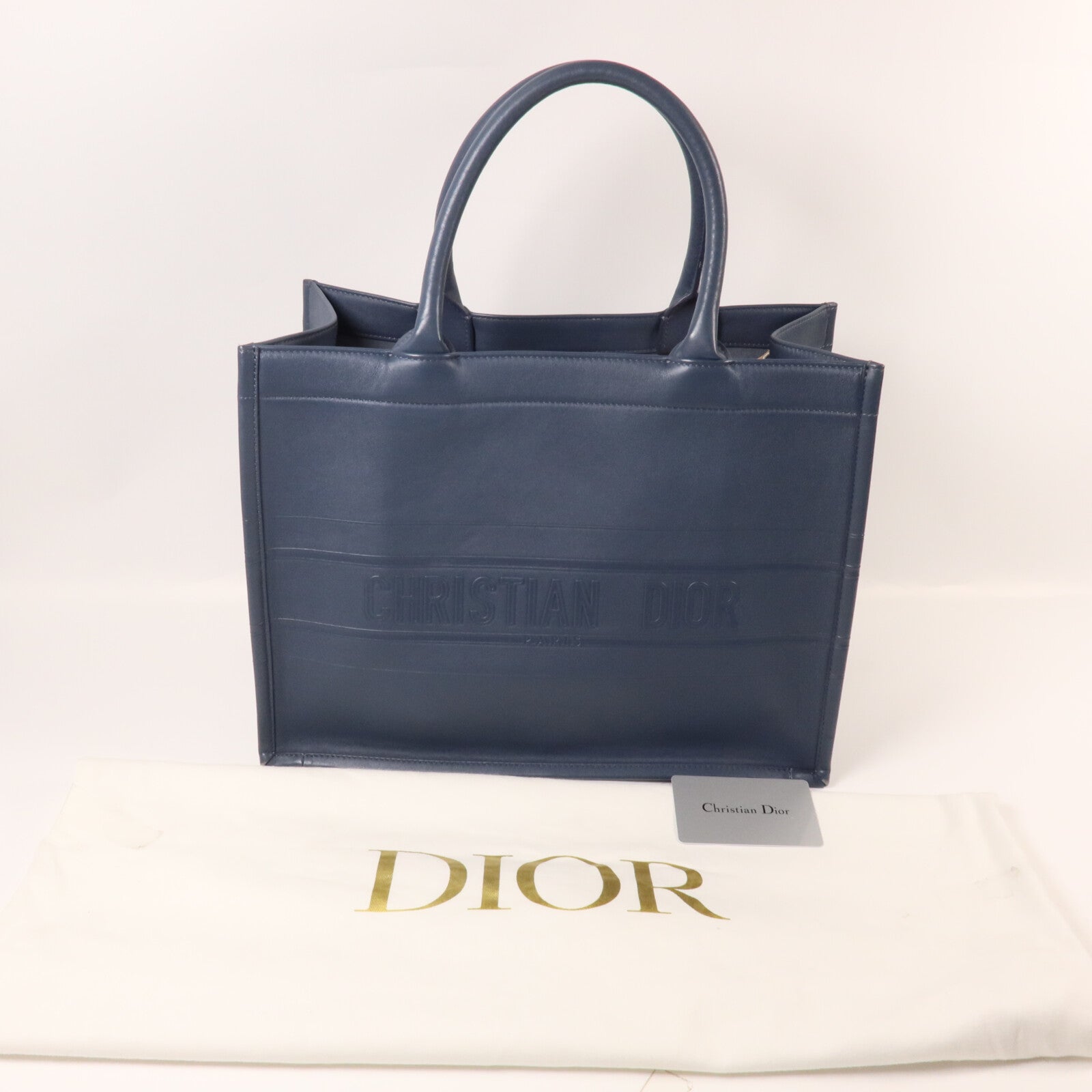 Dior 牛皮皮革Book Tote Medium手挽袋