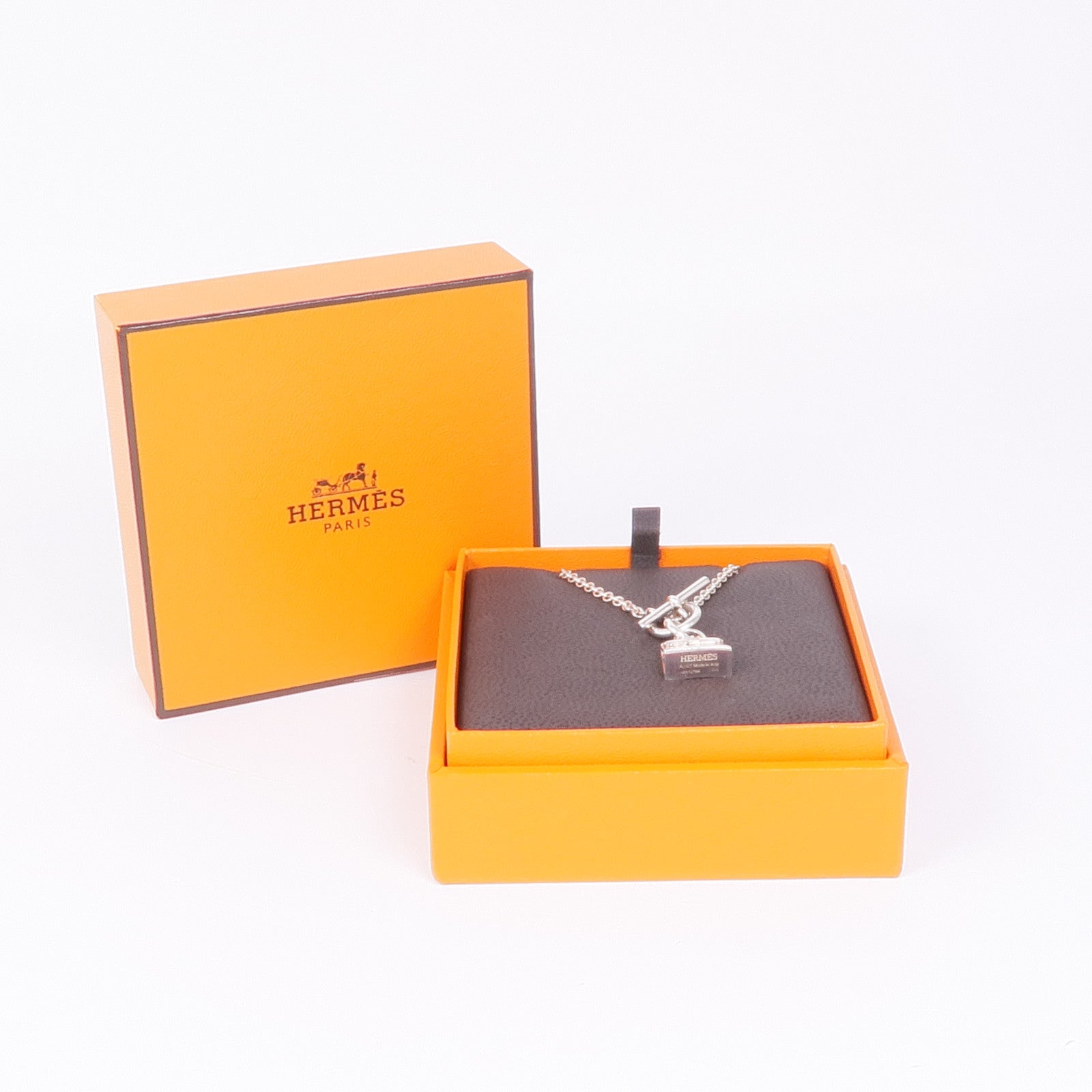 HERMES 925純銀Amulettes Kelly Pendant項鍊