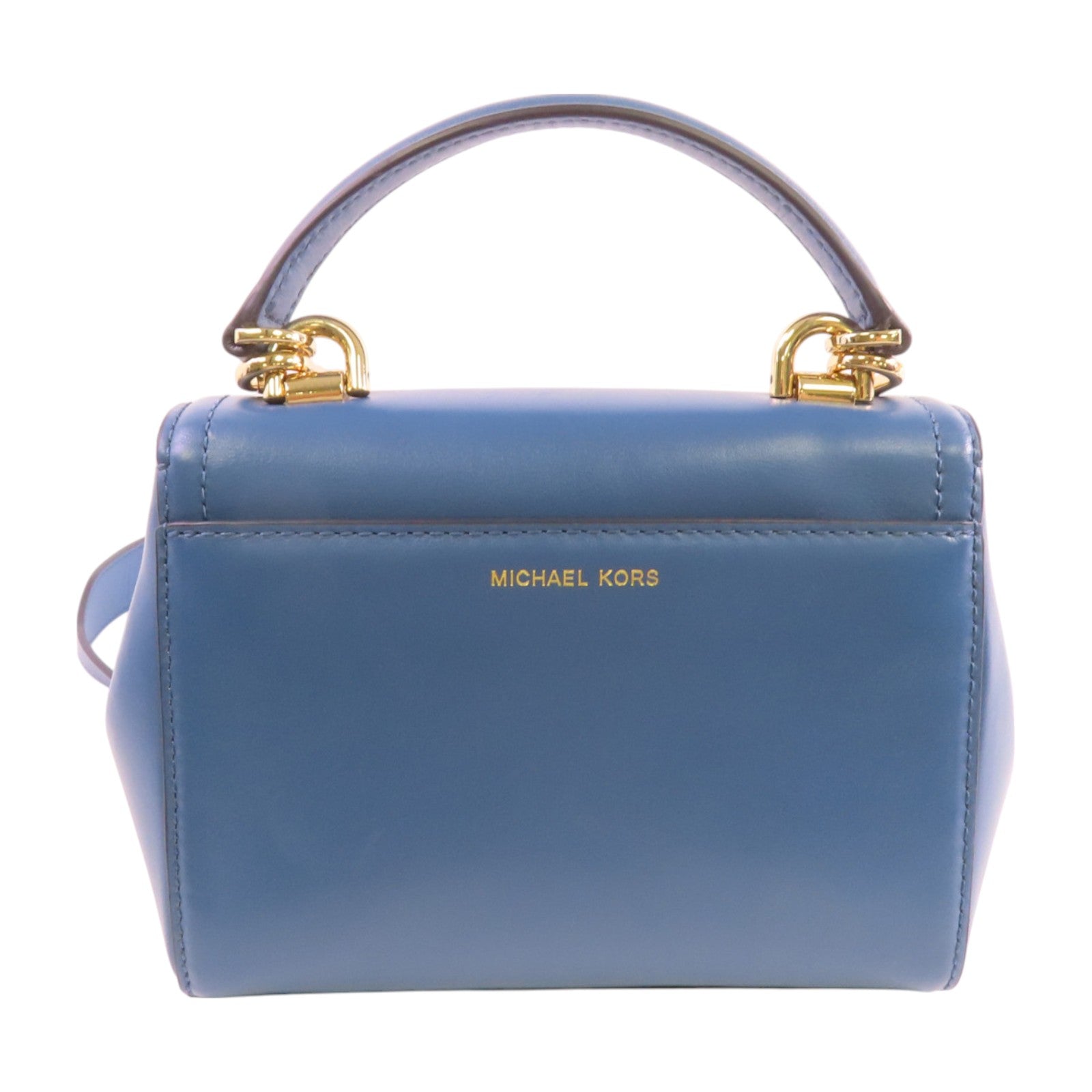 Michael Kors GHW Handbag Shoulder Bag Calfskin Leather