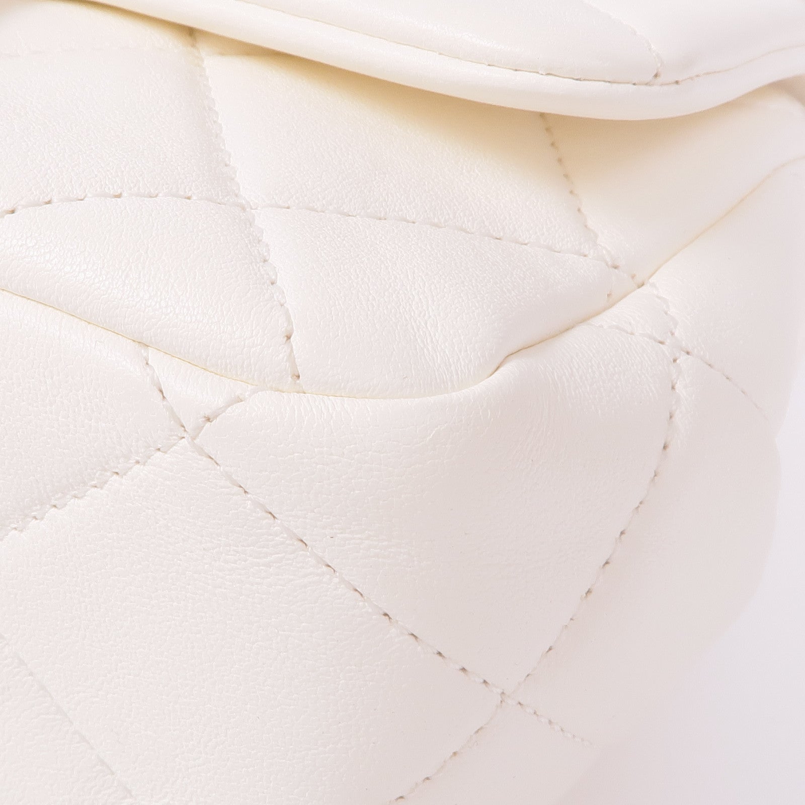 CHANEL 牛皮皮革Chain Shoulder Bag銀扣鏈帶肩背袋