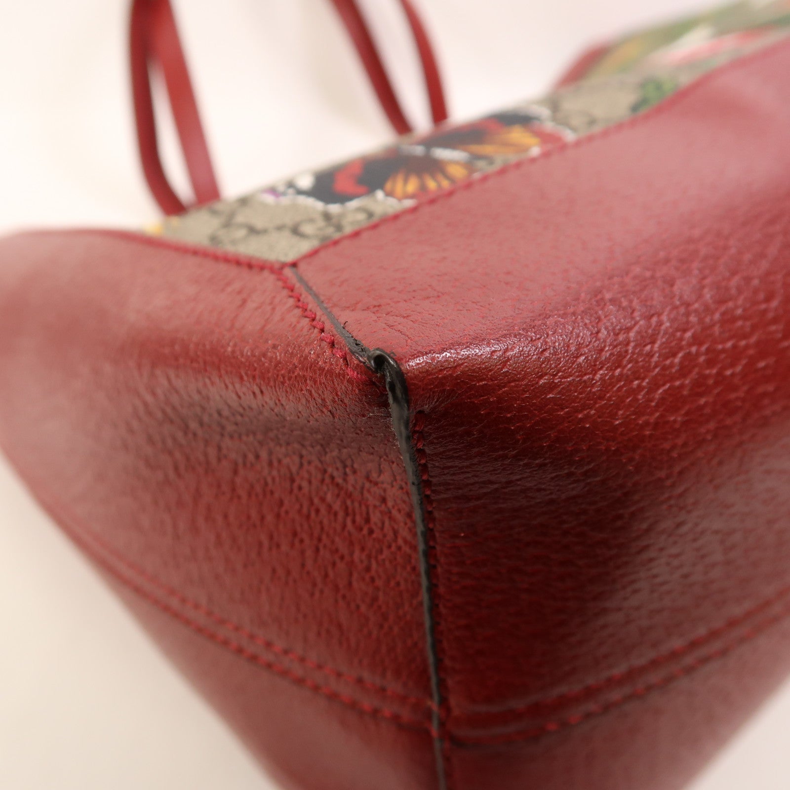 GUCCI 塗層帆布Shoulder Bag金扣肩背袋