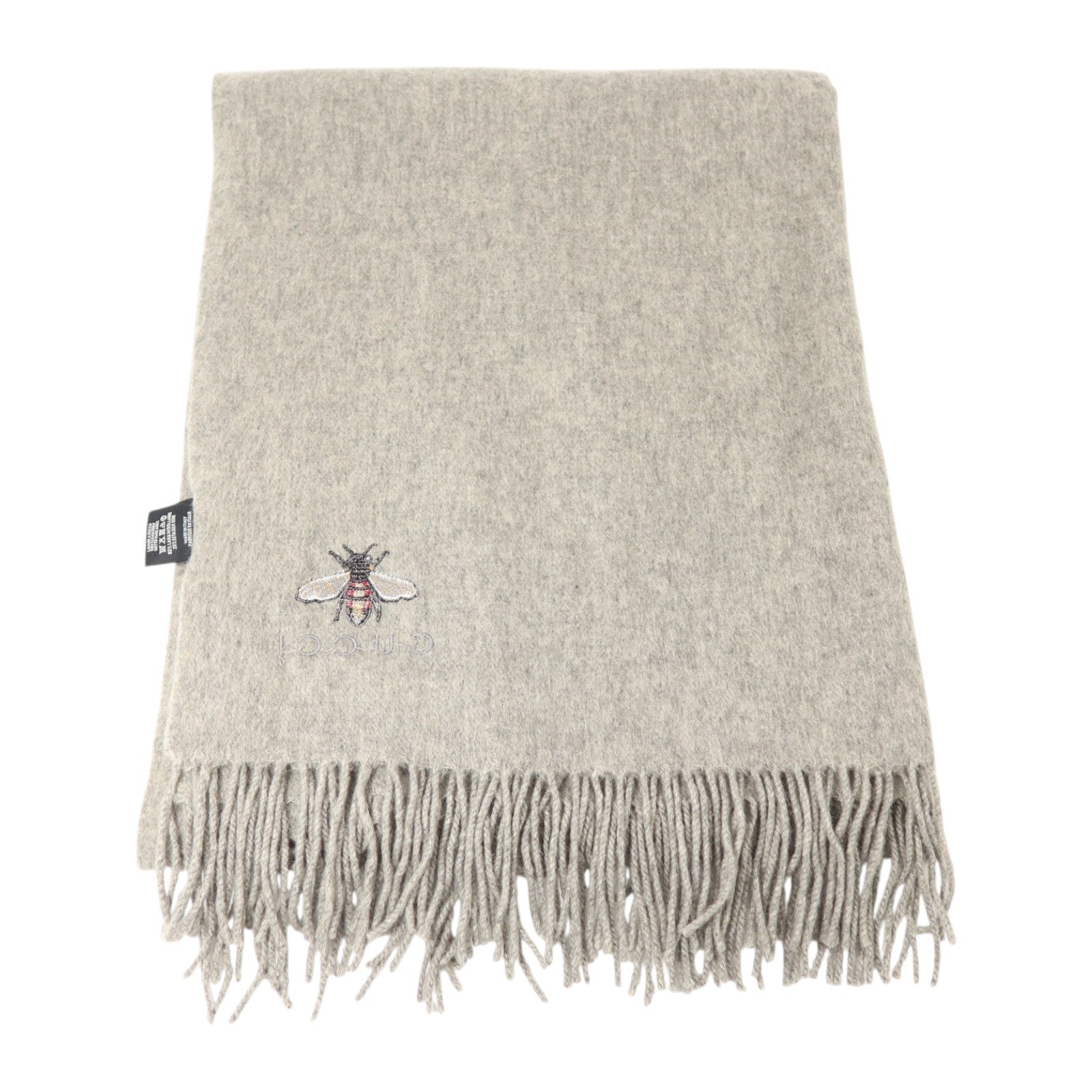 GUCCI 羊毛Bee Scarf 175X7圍巾
