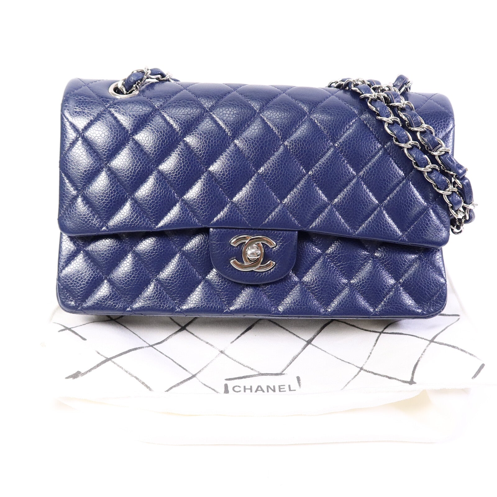 CHANEL 牛皮皮革Classic 25鏈帶肩背袋