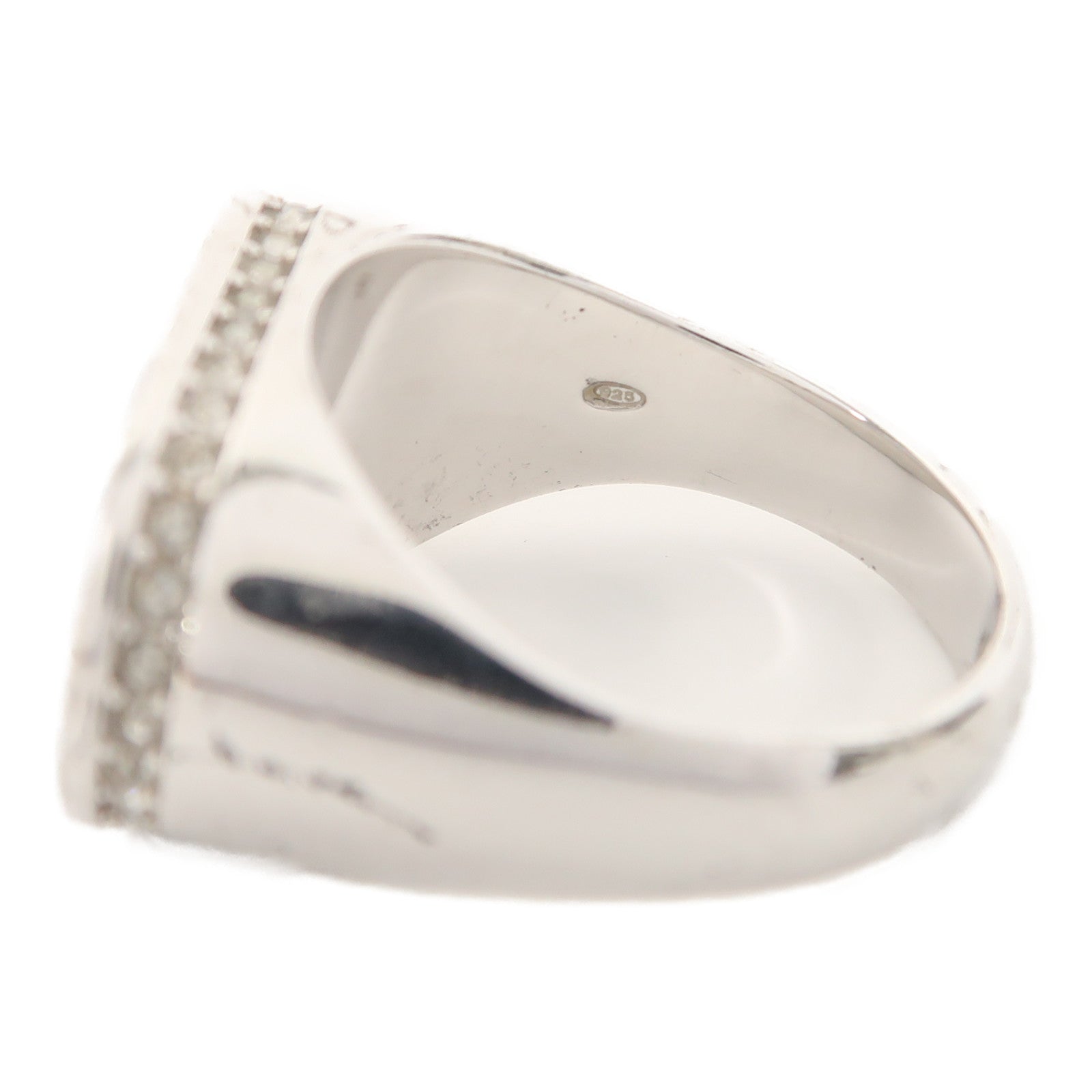 Dior 金屬Ring戒指US#9銀色/黑色