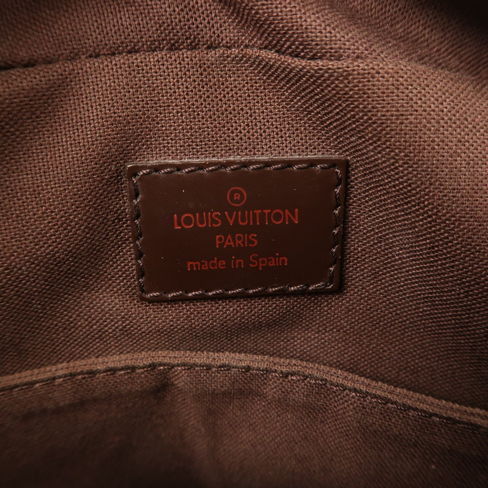 LOUIS VUITTON Damier Olav PM金扣肩背袋啡色