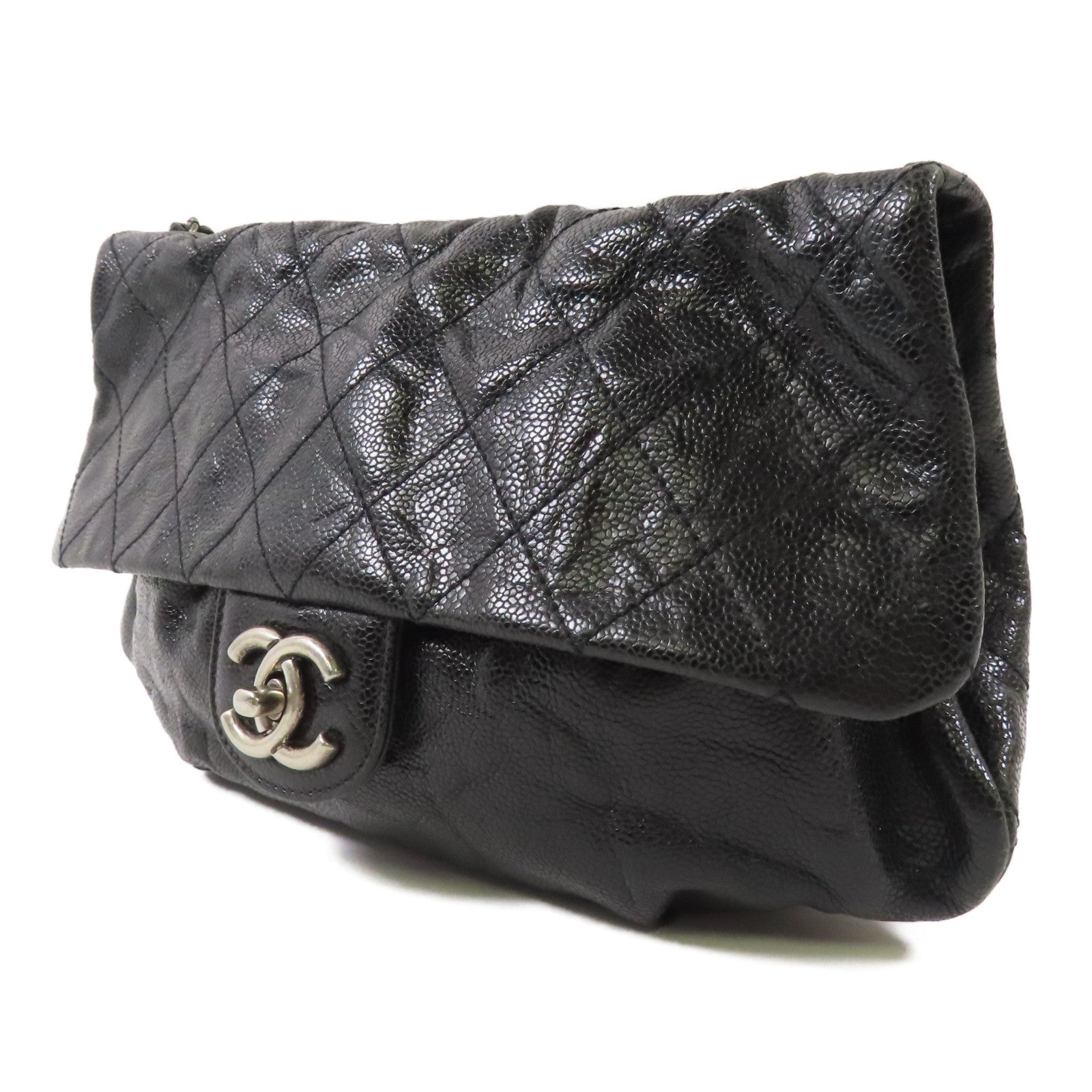 CHANEL 牛皮皮革Chain Shoulder鏈帶肩背袋