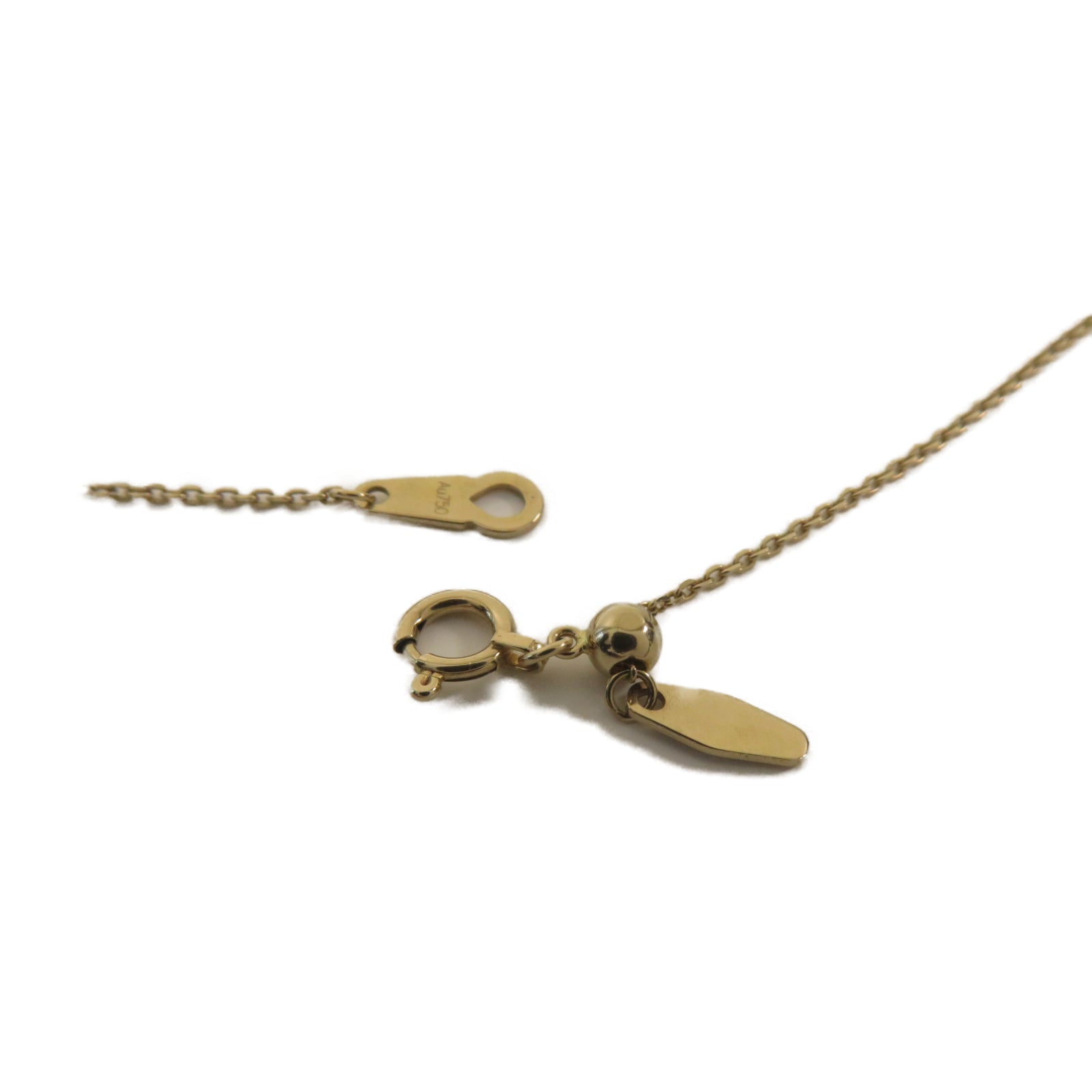 JEWELRY **【激減優惠】18K黃金Necklace 0.12ct鑽石項鏈