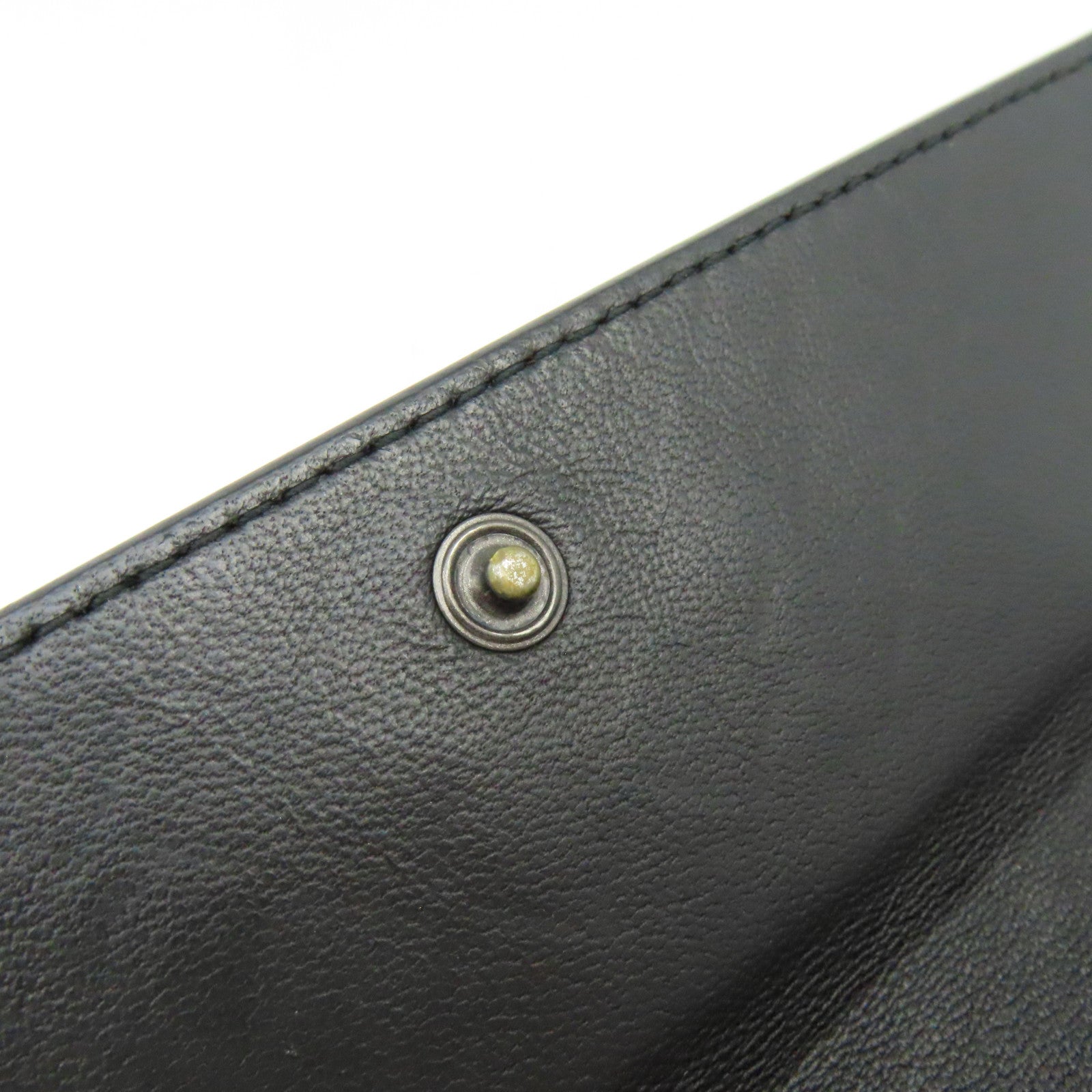 BOTTEGA VENETA 【激減優惠】織紋皮革Long Wallet長錢包黑色