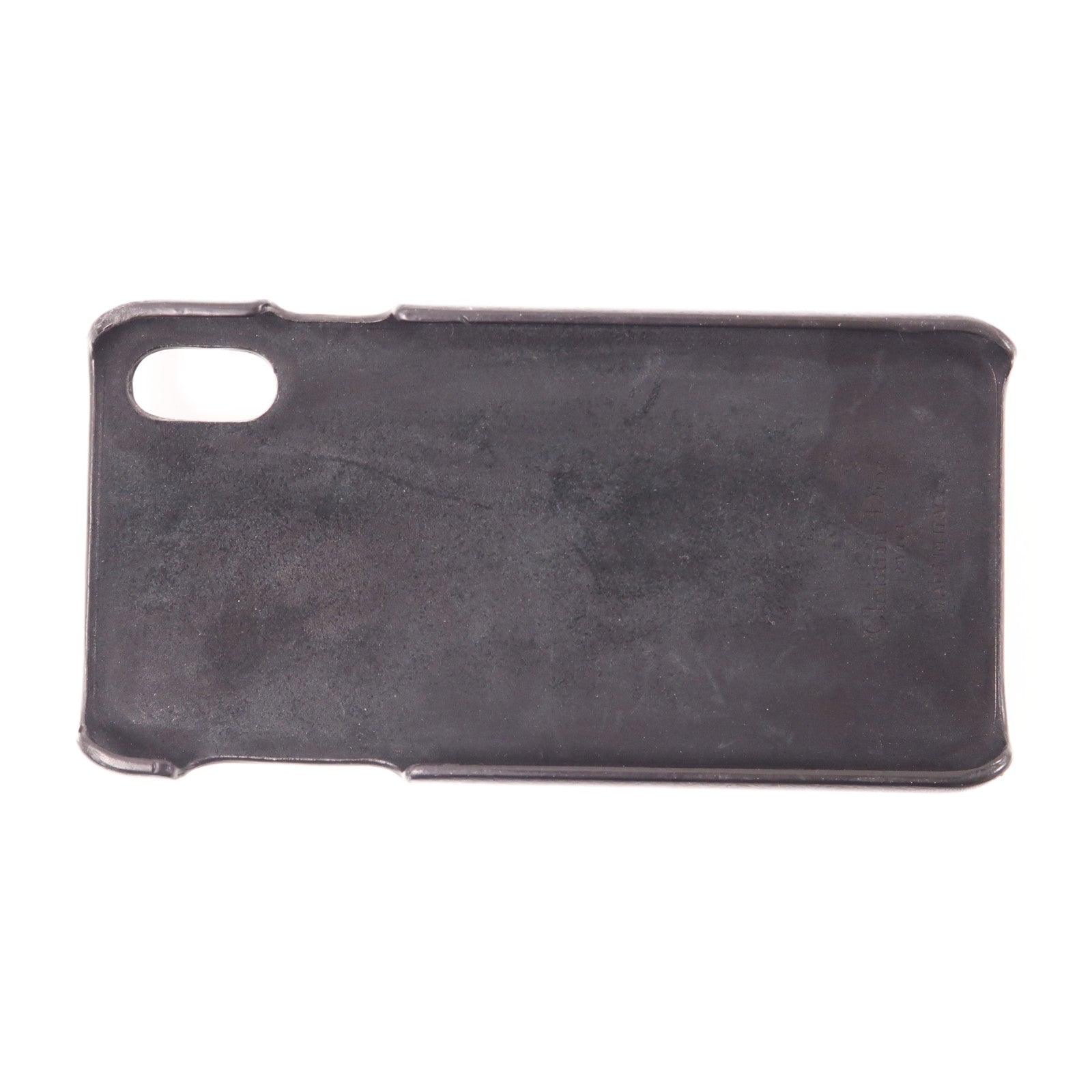 Dior 皮革/帆布iphone 10 Case金扣黑色/藍色