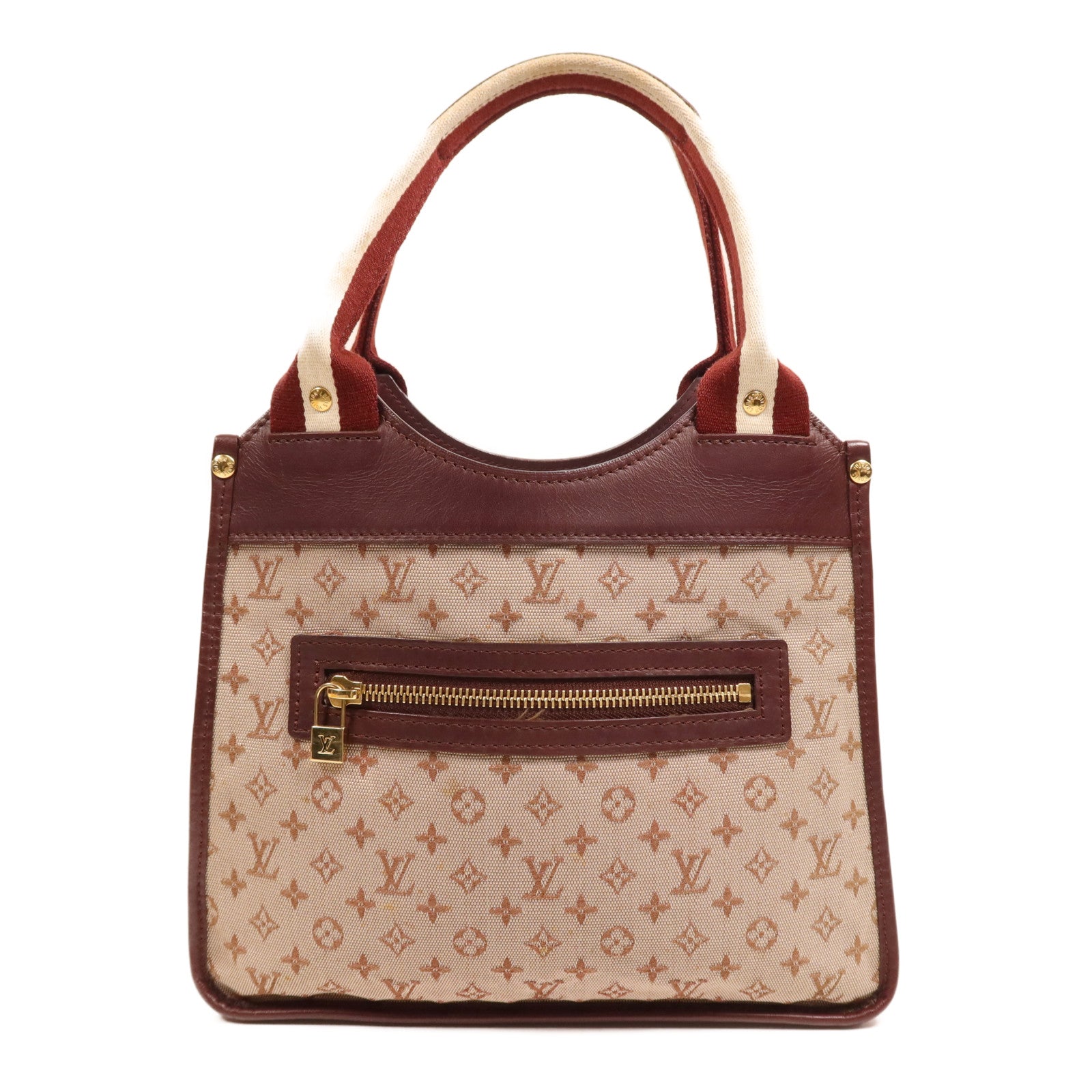 LOUIS VUITTON Monogram Mini Sac Kathleen金扣手挽袋