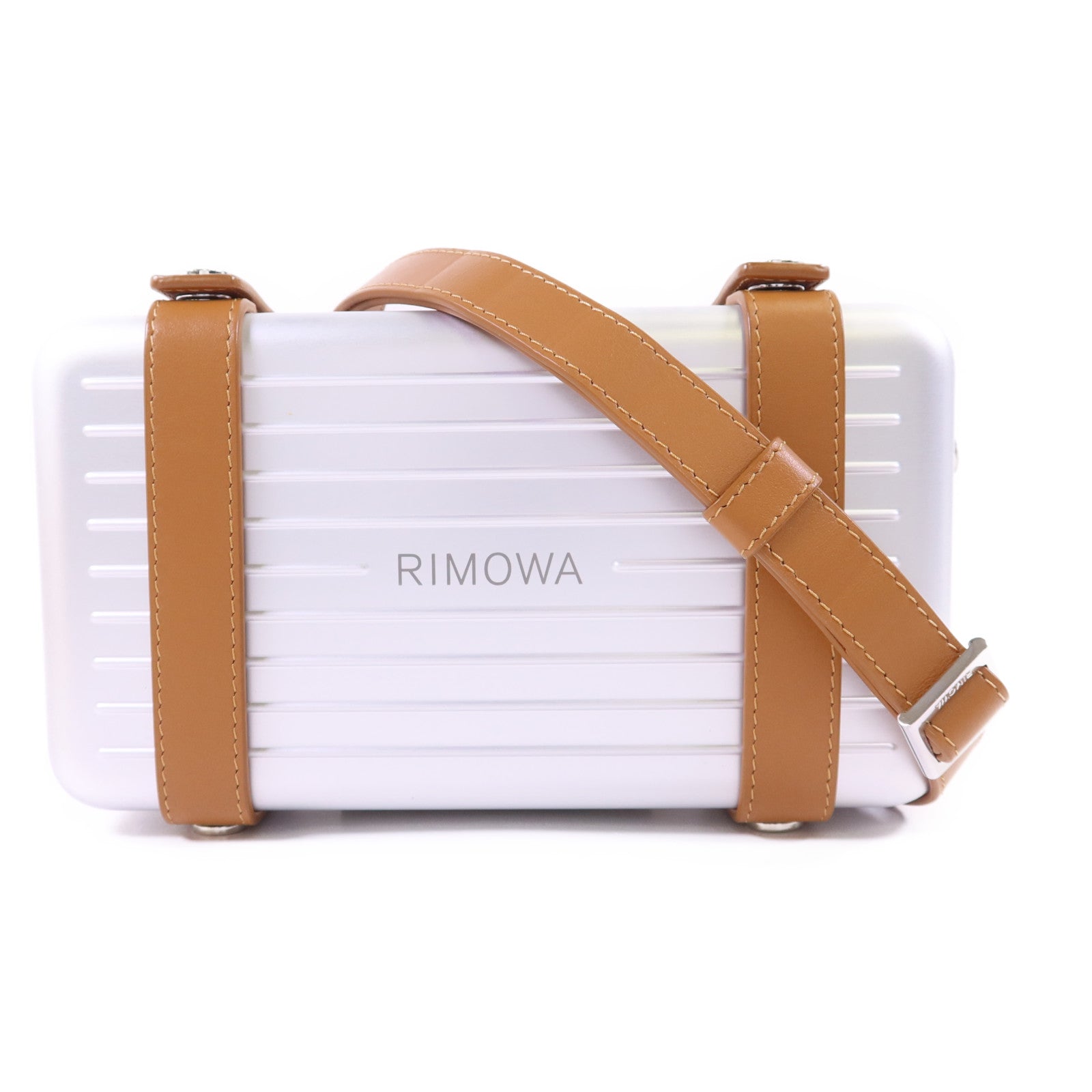 RIMOWA 鋁Personal Shoulder Bag銀扣肩背袋
