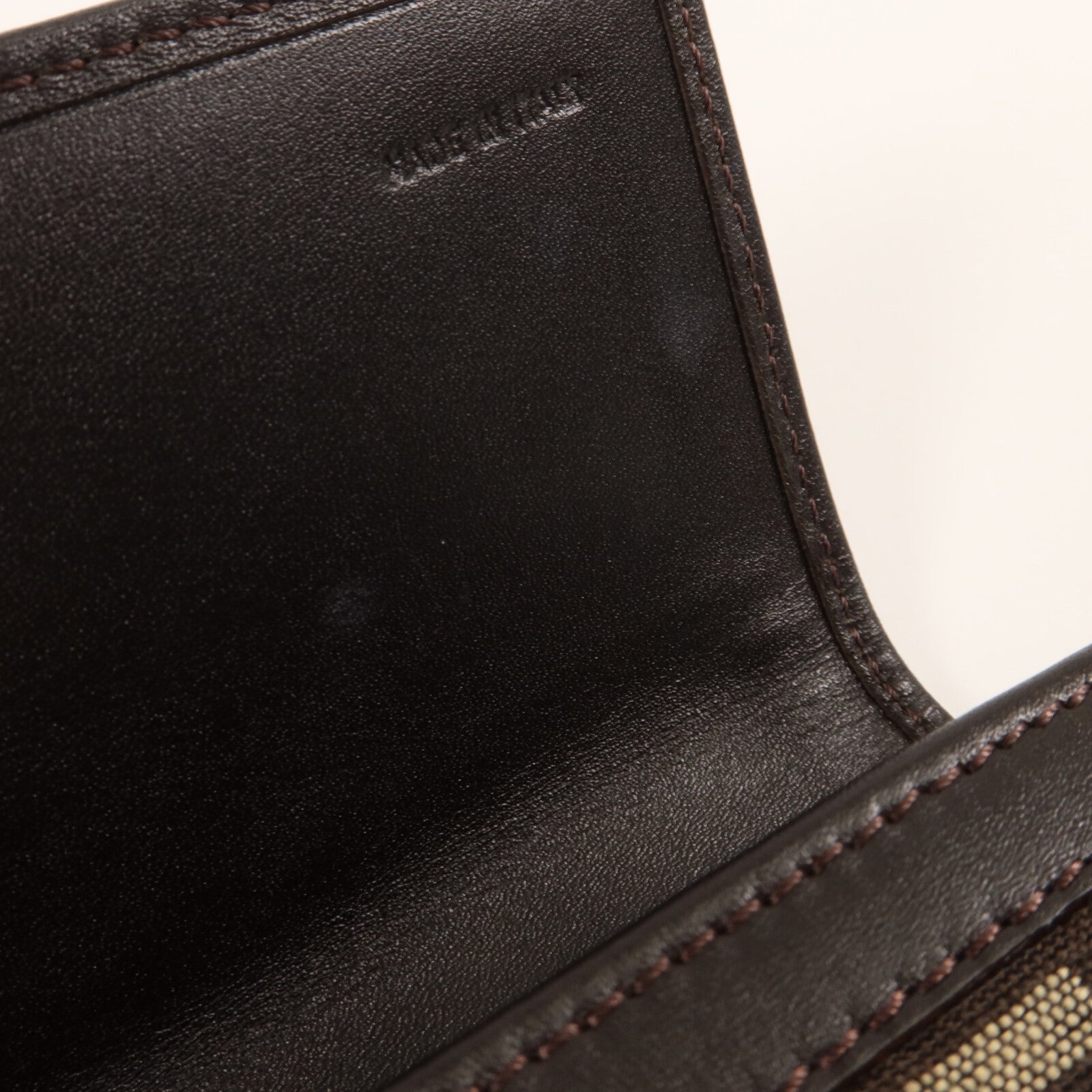 FENDI 帆布/皮革Zucca Long Wallet長錢包