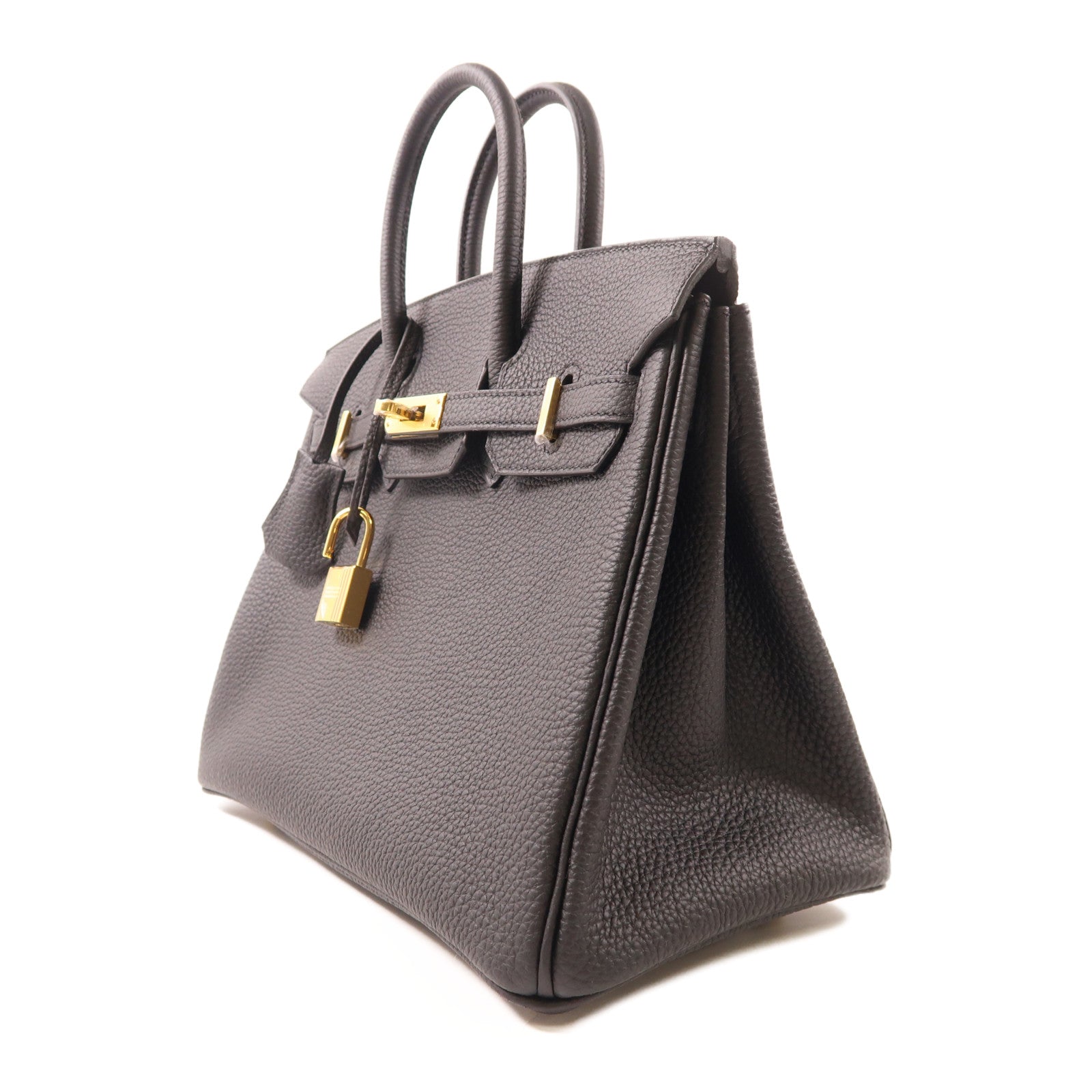 HERMES【激減優惠】 Togo皮革Birkin 25金扣手挽袋Noir黑色