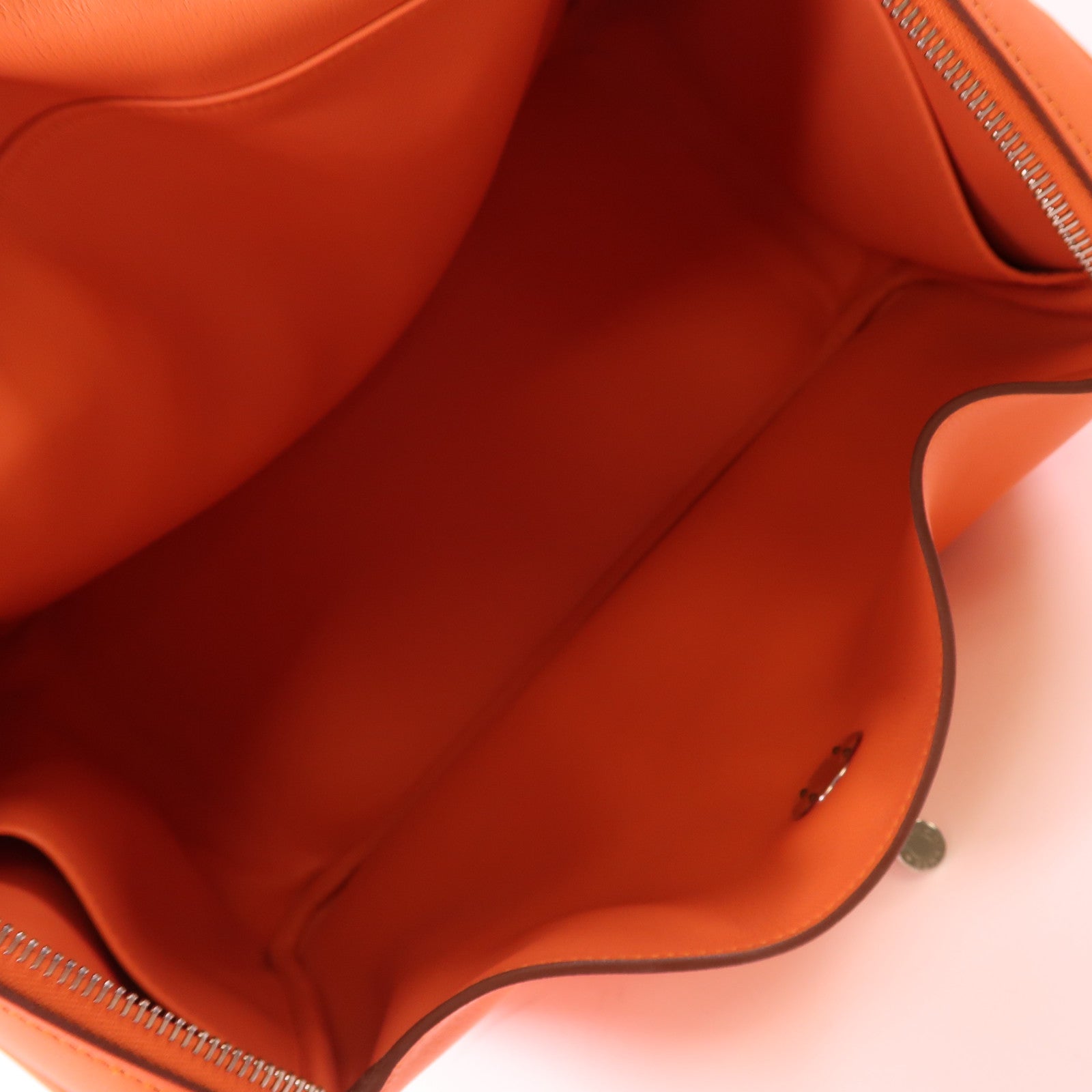 HERMES 【激減優惠】Swift皮革Lindy 34銀扣手挽肩背兩用袋Crevette