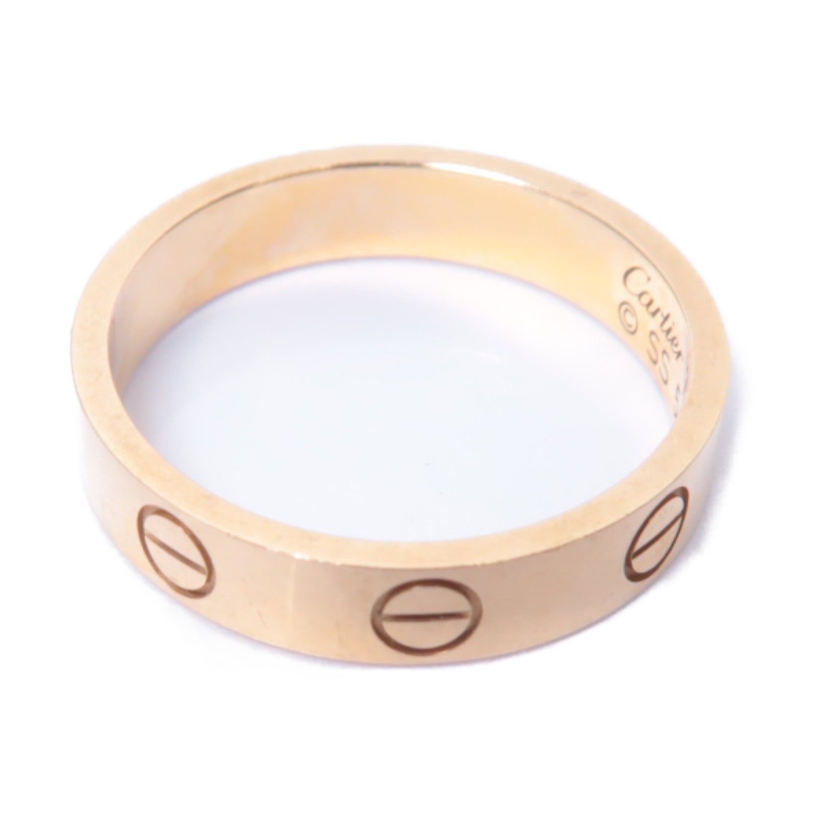 CARTIER 18K玫瑰金Wedding Ring戒指Cartier#50/US#5.25