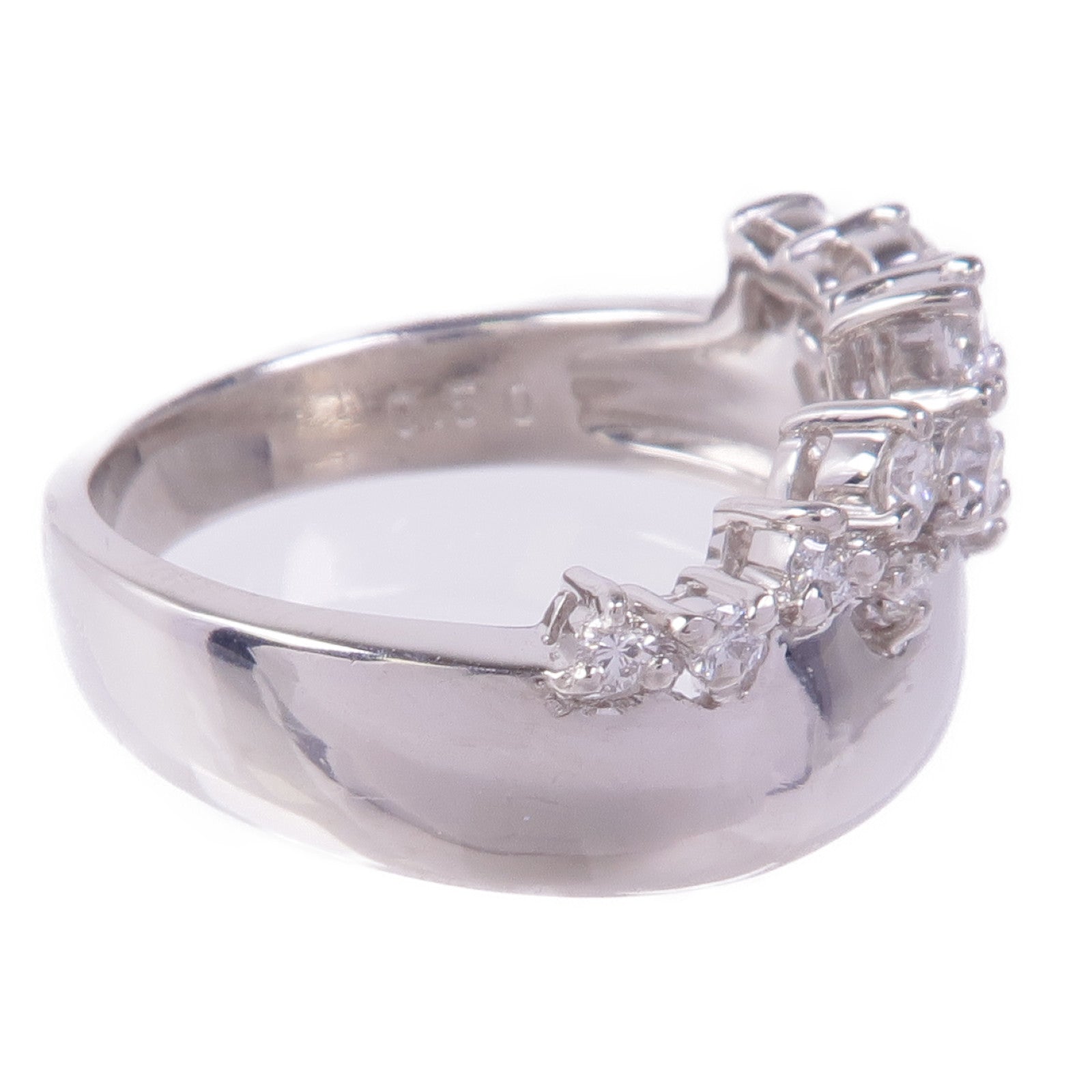 JEWELRY PT900鉑金Diamond Ring鑽石戒指US#5.75