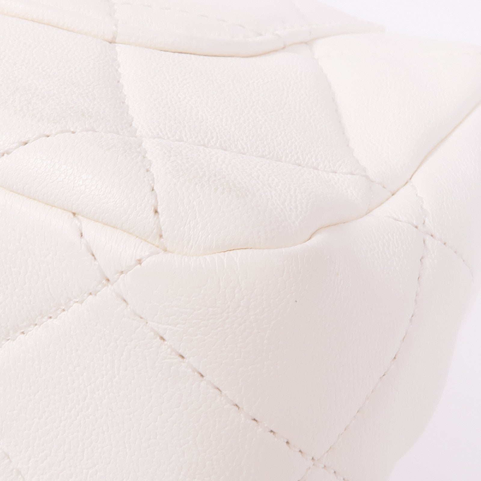 CHANEL 牛皮皮革Chain Shoulder Bag銀扣鏈帶肩背袋