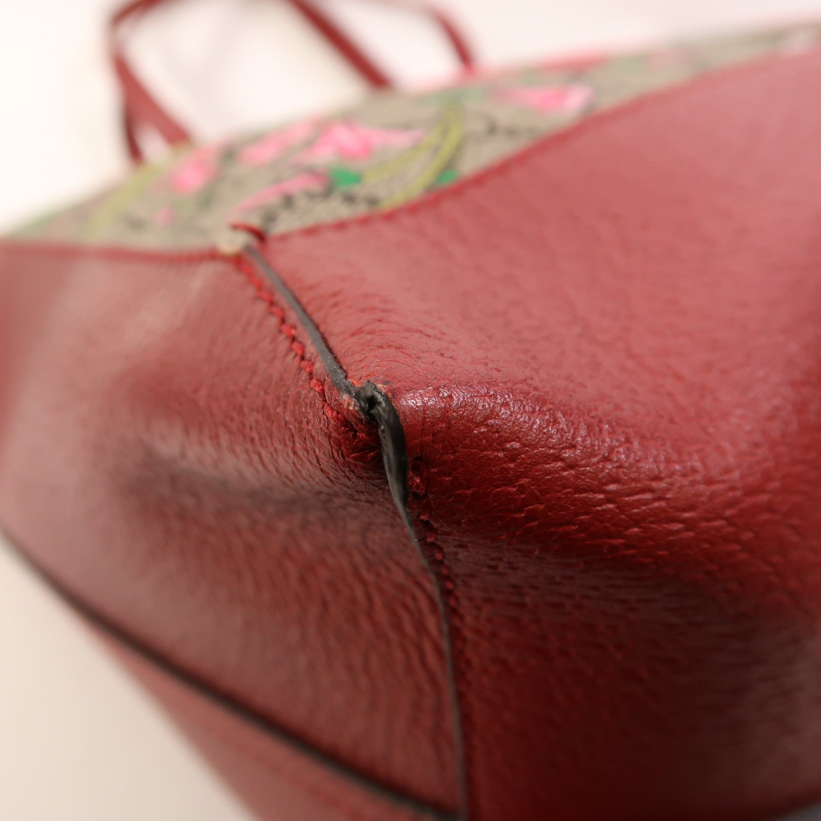 GUCCI 塗層帆布Shoulder Bag金扣肩背袋