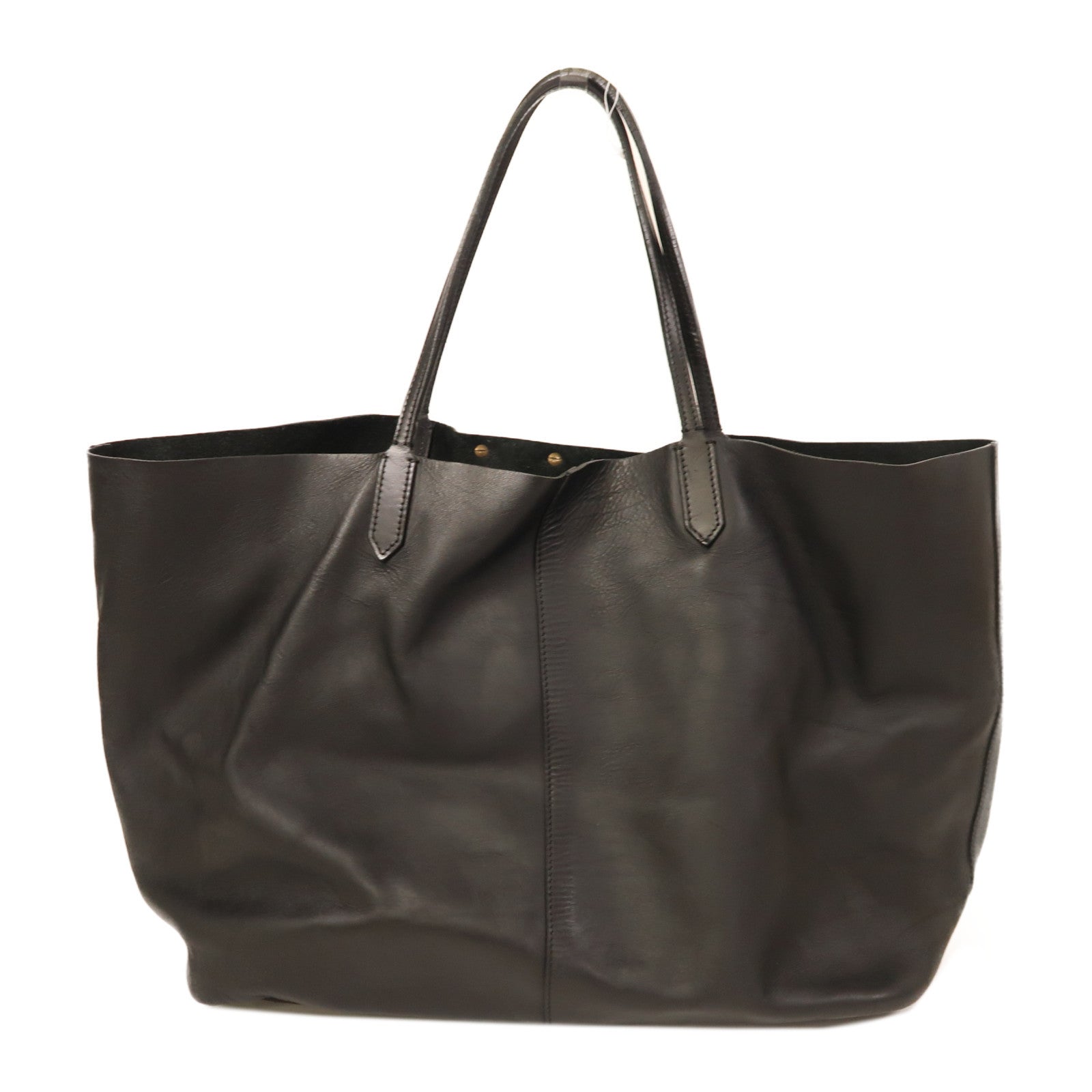 GIVENCHY 牛皮皮革Tote Bag金扣手挽袋黑色