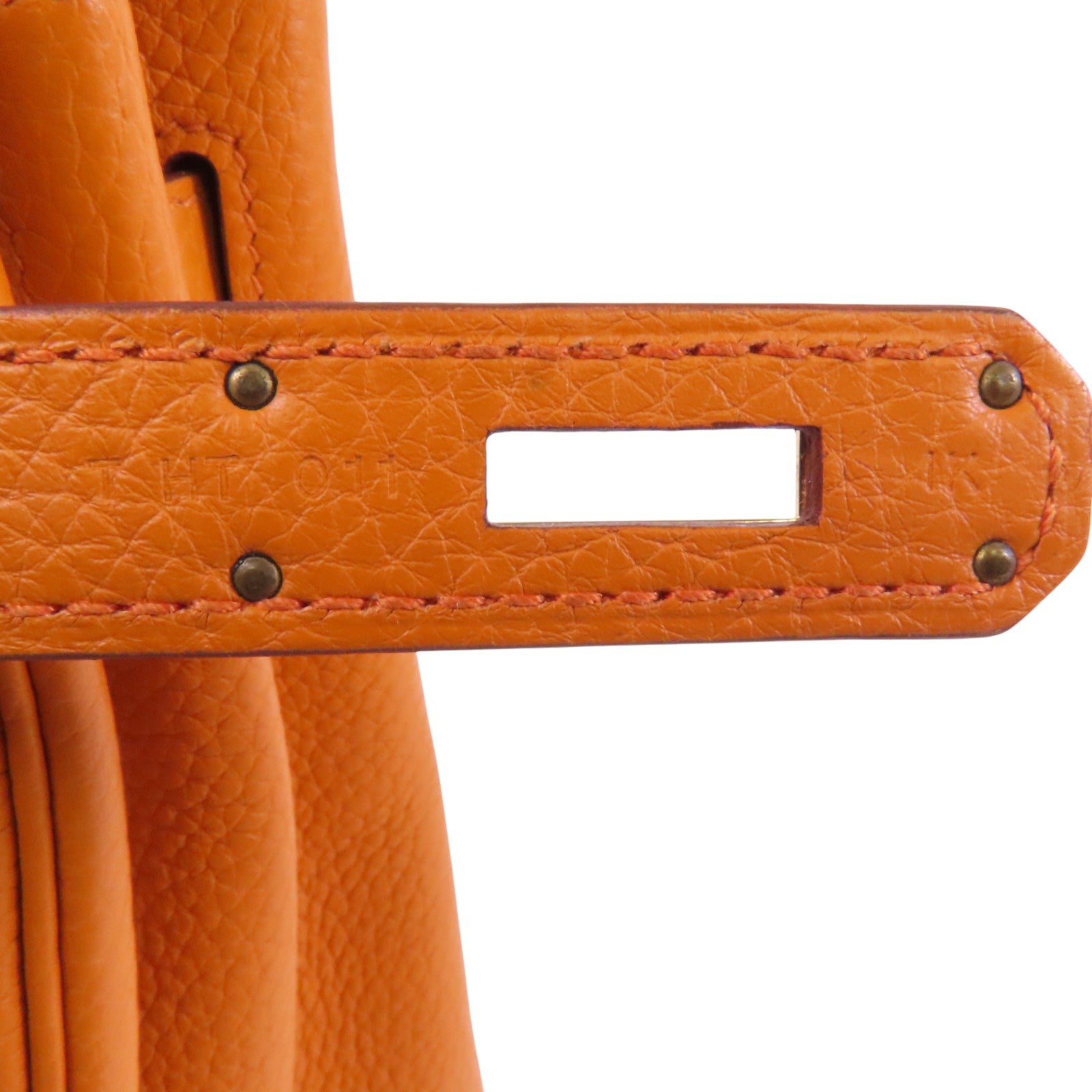 HERMES Clemence皮革Kelly 28金扣手挽肩背兩用袋