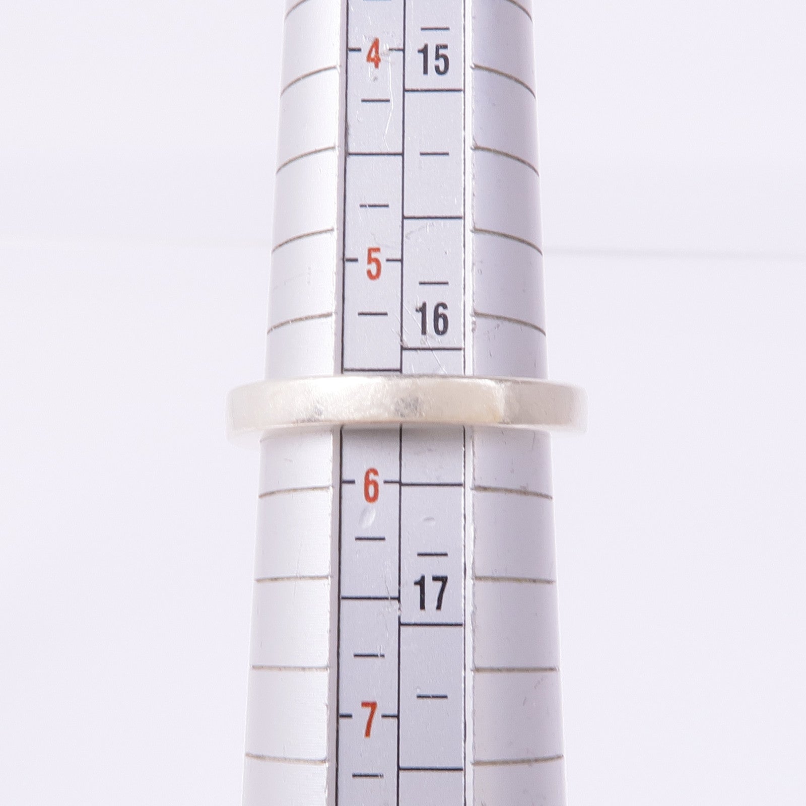 TIFFANY＆CO 925純銀Paloma Picasso Heart Diamond Ring鑽石戒指US#5.75