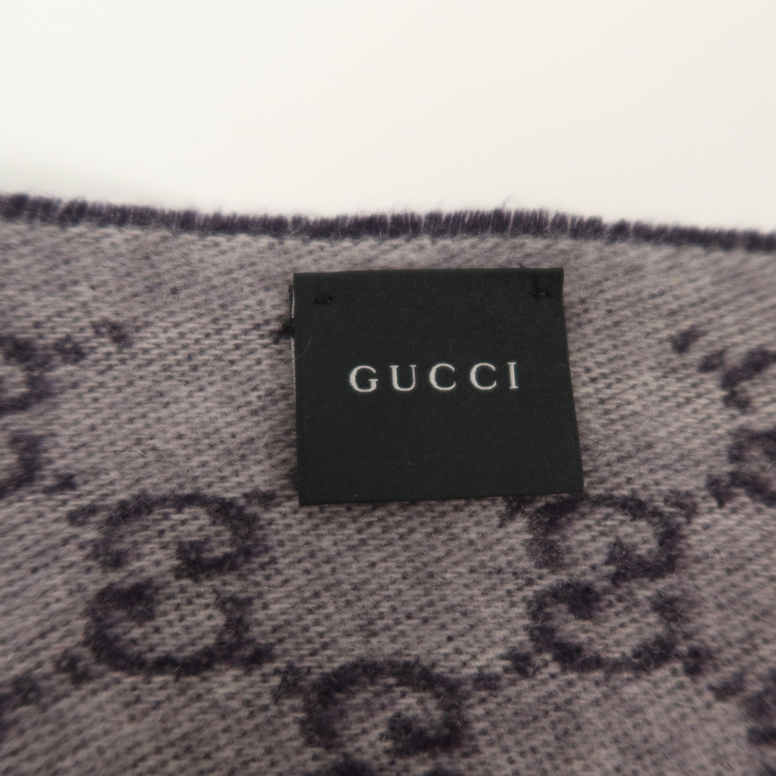 GUCCI 羊絨SC Doubly G Scarf 176.5X35.5圍巾