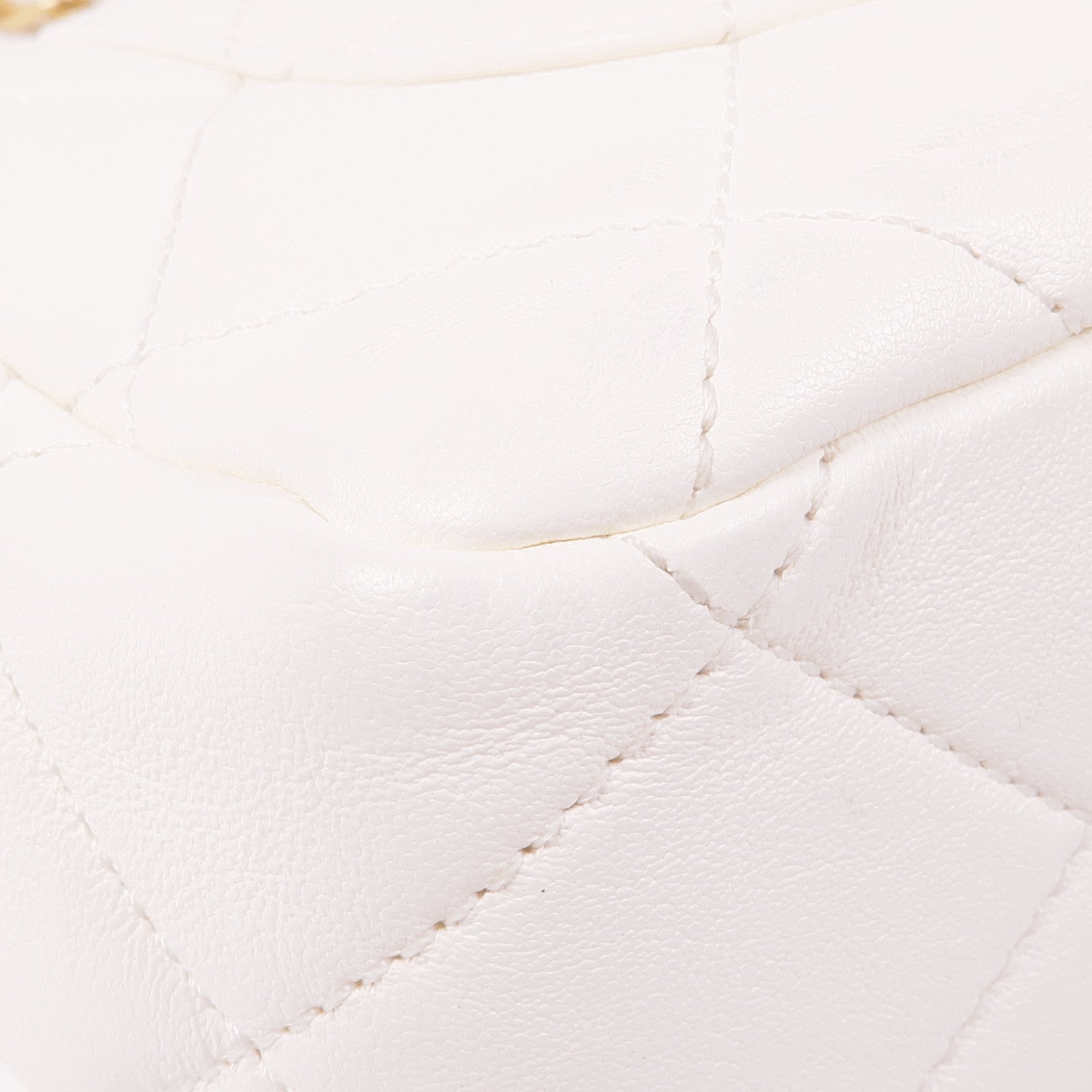 CHANEL 牛皮皮革Chain Shoulder Bag銀扣鏈帶肩背袋