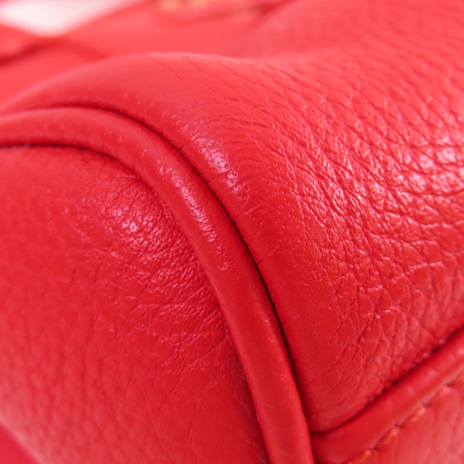 MULBERRY 牛皮皮革2Way Shoulder Bag金扣手挽肩背兩用袋紅色
