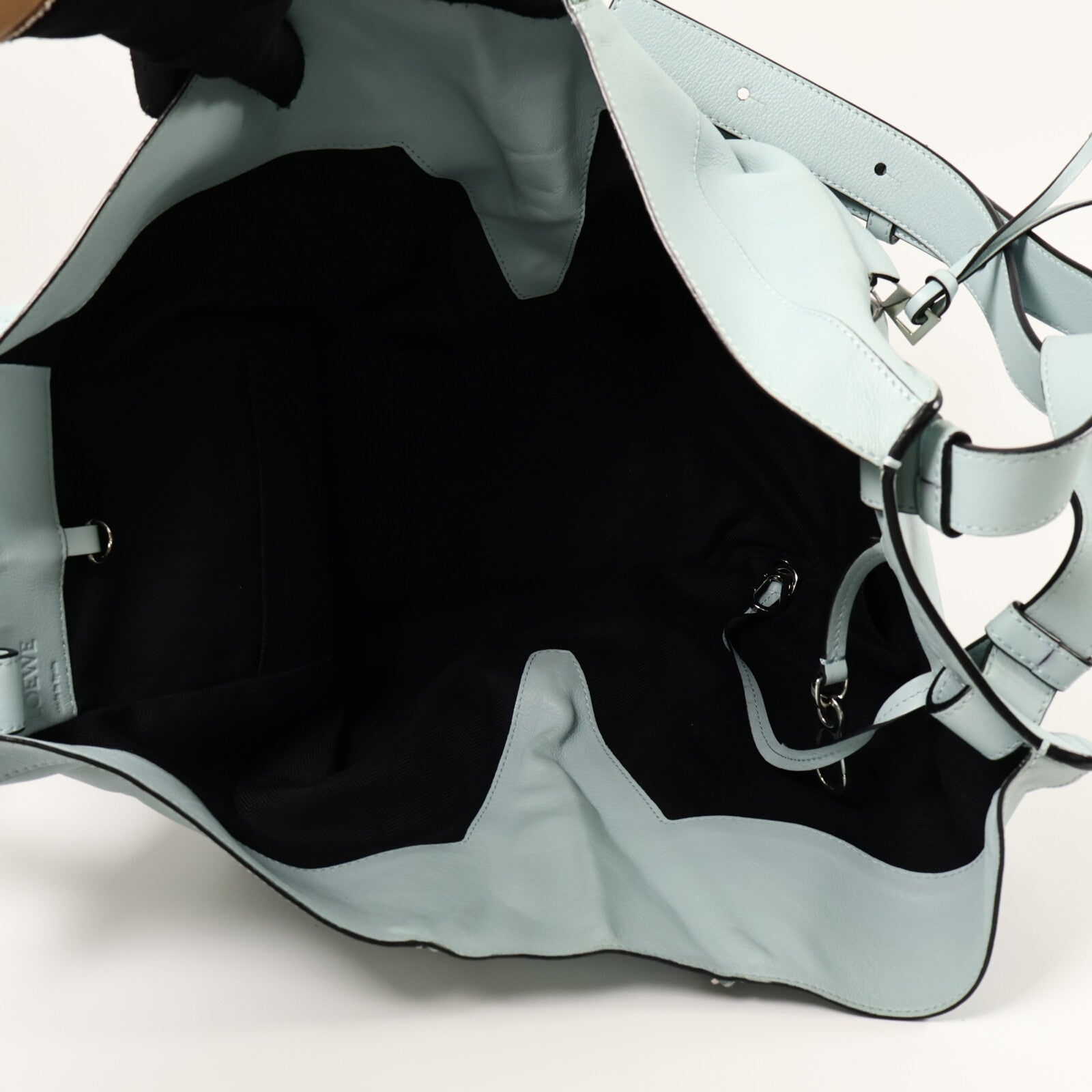 LOEWE 牛皮皮革Hammock Medium手挽肩背兩用袋