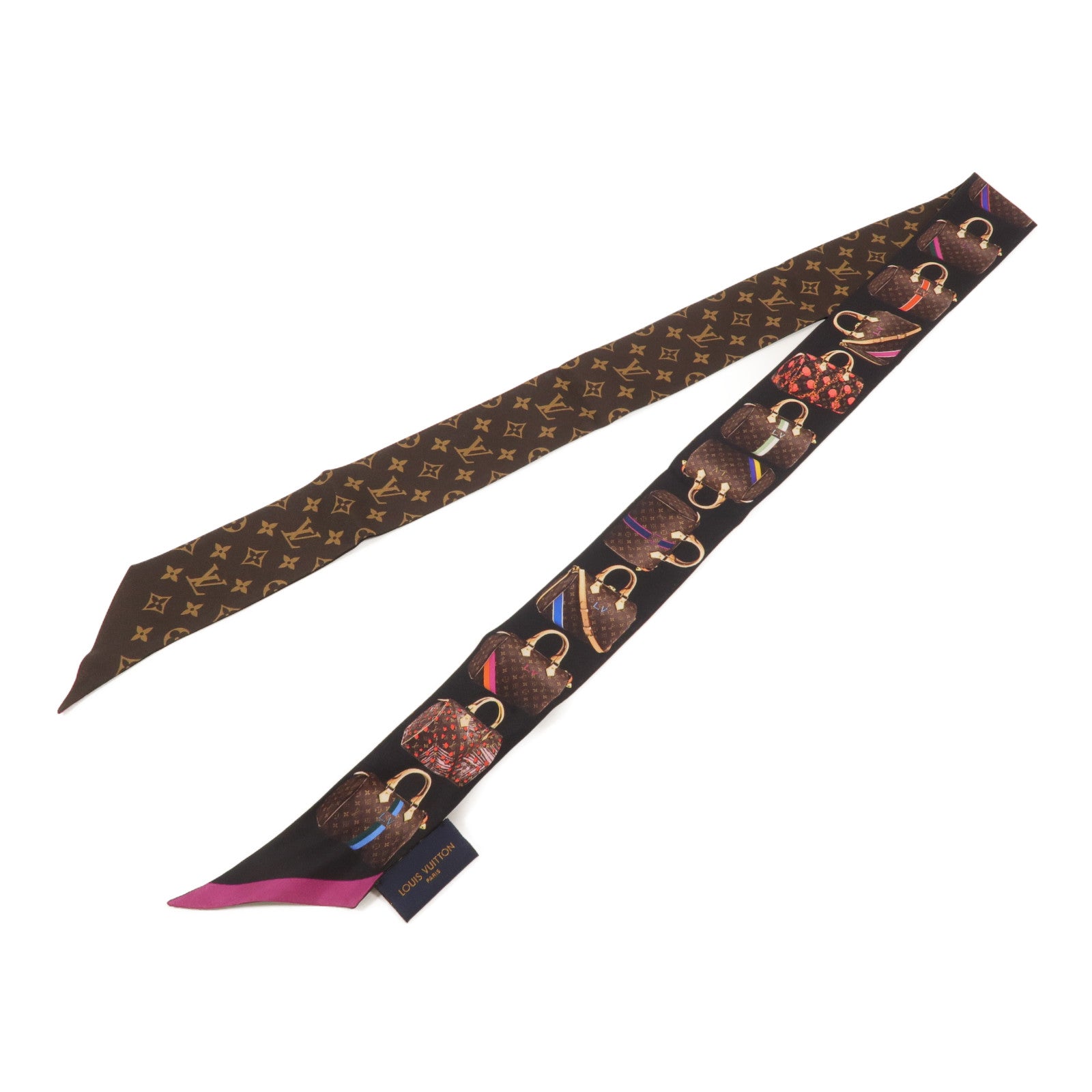 LOUIS VUITTON 絲質BB Tribute to Speedy Bandeau絲巾
